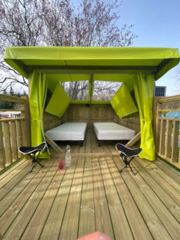 Location - Camp Etoile 4M² - Sans Sanitaire - Terrasse Non Couverte + Table Tarif Spécial Randonneur / Cycliste - Flower Le Domaine du Rompval