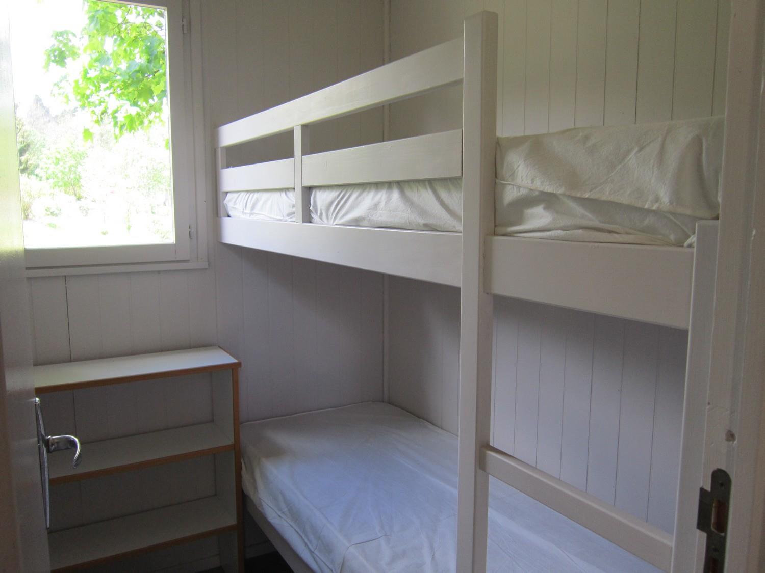 Accommodation - Cabanon Standard Jaune 12M² 1 Bedroom + Terrace 3M² - Without Toilet Block - Flower Camping La Rochelambert