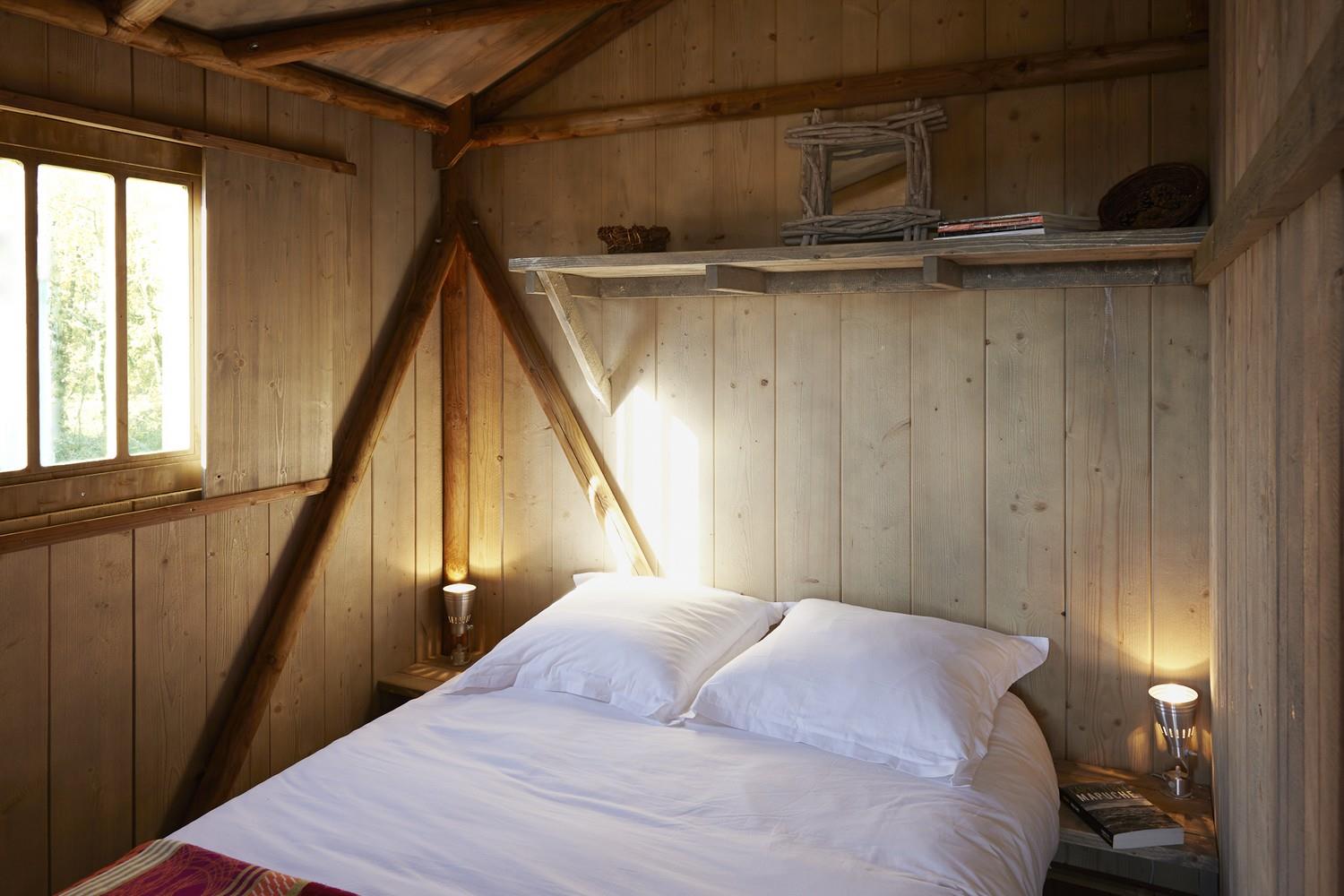 Accommodation - Cabin Lodge 4 Saisons Confort 25M² - 25M²- 2 Bedrooms + Sheltered Terrace 12M² - Flower Camping La Rochelambert