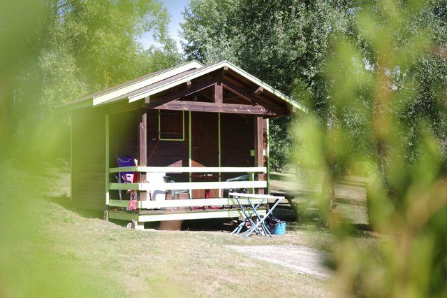 Accommodation - Cabanon Standard Vert 10M² + Terrace 3M² - Without Toilet Block - Flower Camping La Rochelambert
