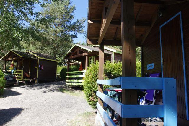 Accommodation - Cabanon Standard Vert 10M² + Terrace 3M² - Without Toilet Block - Flower Camping La Rochelambert