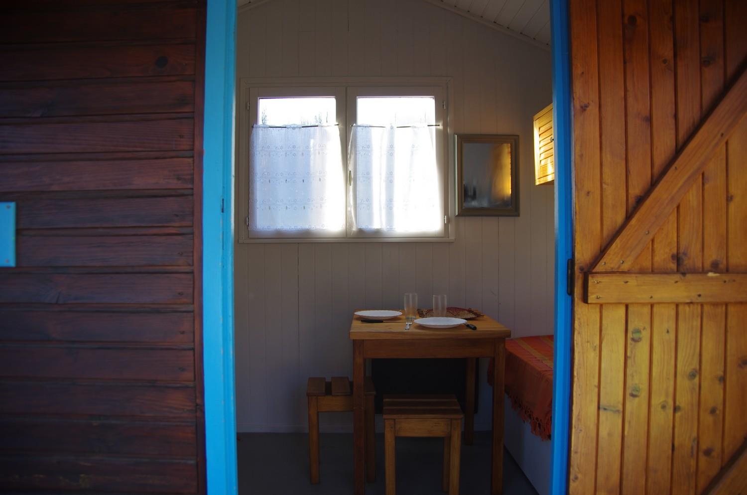 Accommodation - Cabanon Standard Bleu 8M² + Terrace 3M² - Without Toilet Block - Flower Camping La Rochelambert