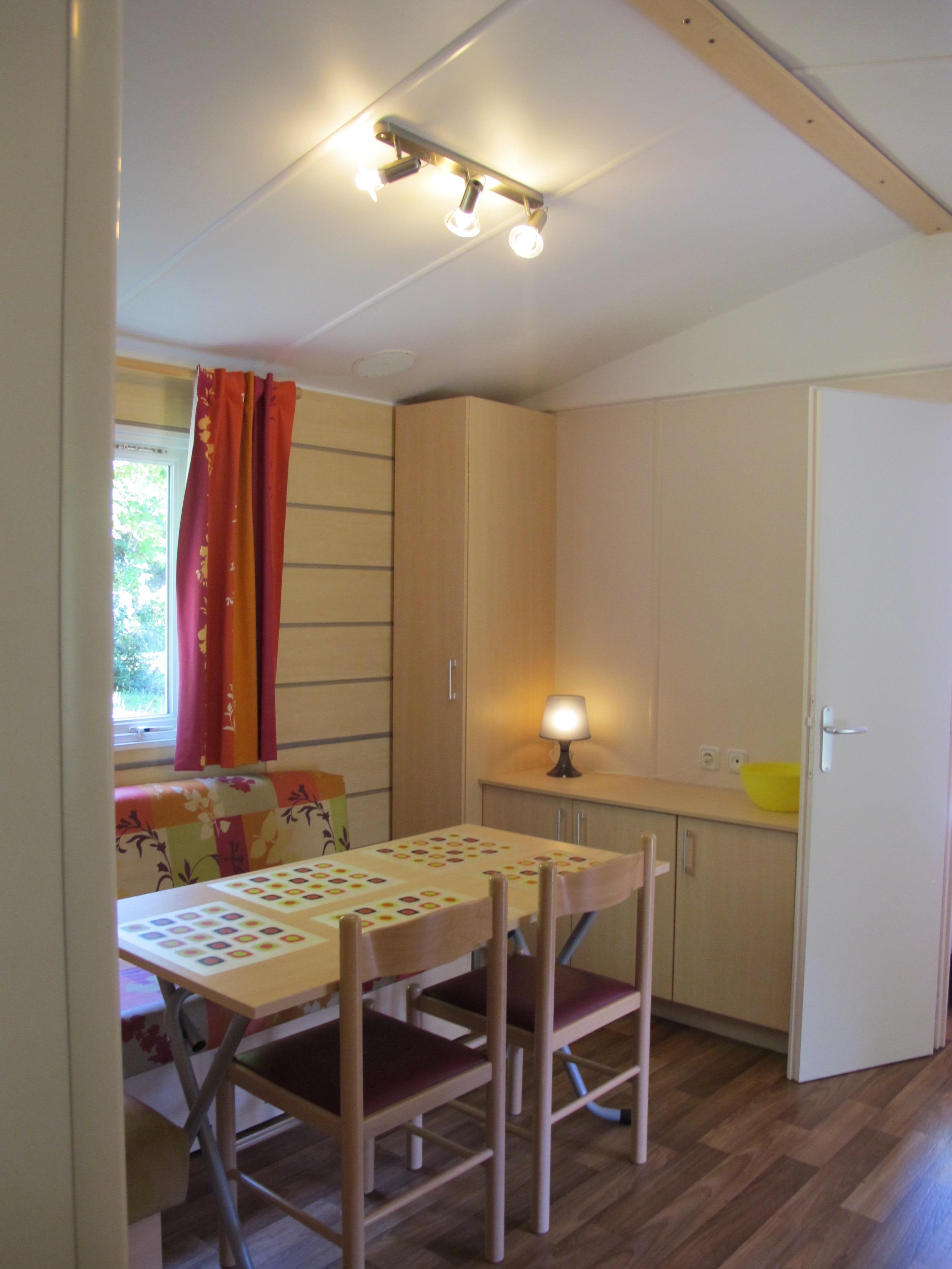 Mietunterkunft - Mobilheim Super Mercure 30M² - 2 Zimmer / Überdachte Terrasse - Camping La Chatonnière
