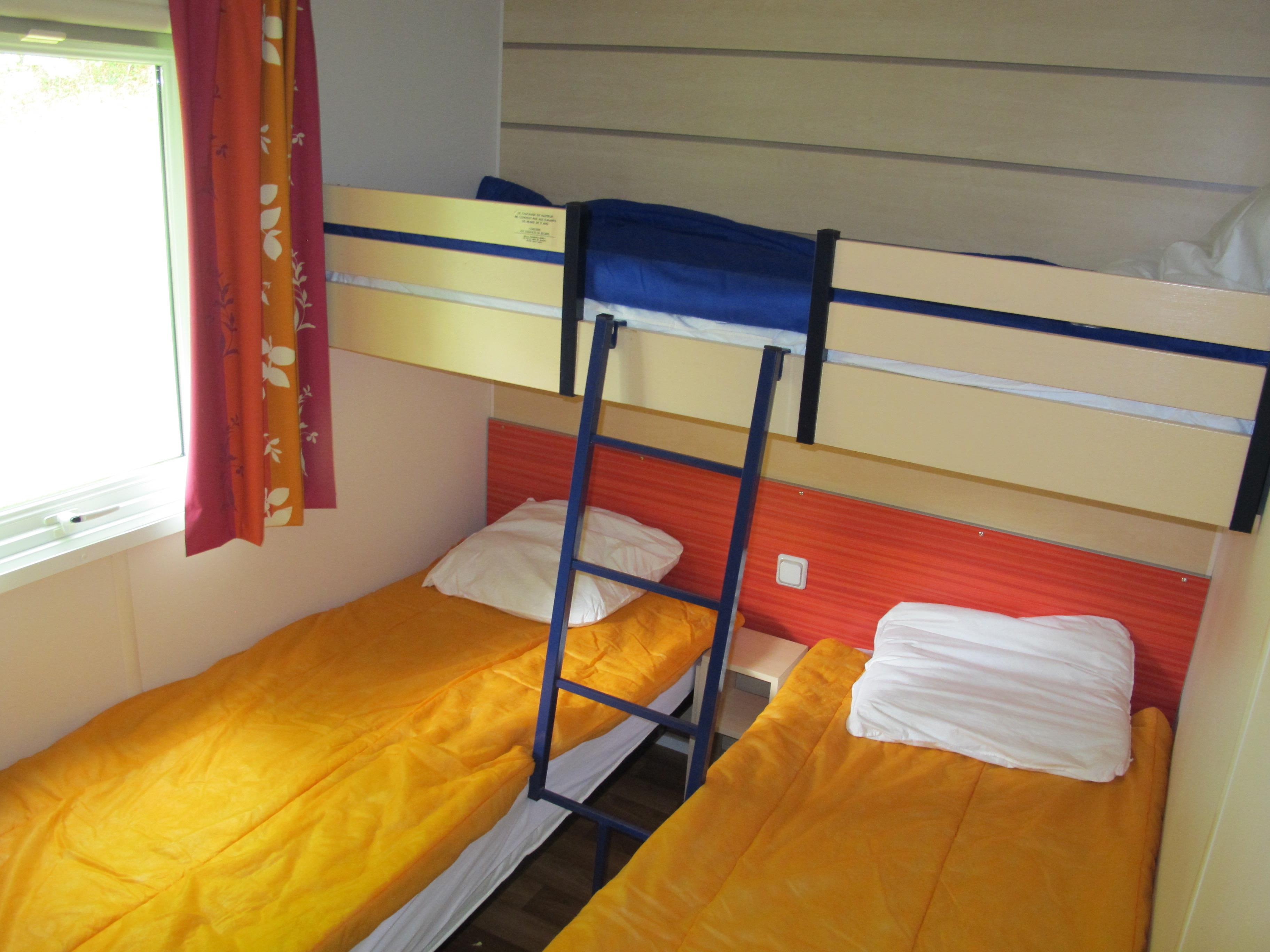 Mietunterkunft - Mobilheim Super Mercure 30M² - 2 Zimmer / Überdachte Terrasse - Camping La Chatonnière