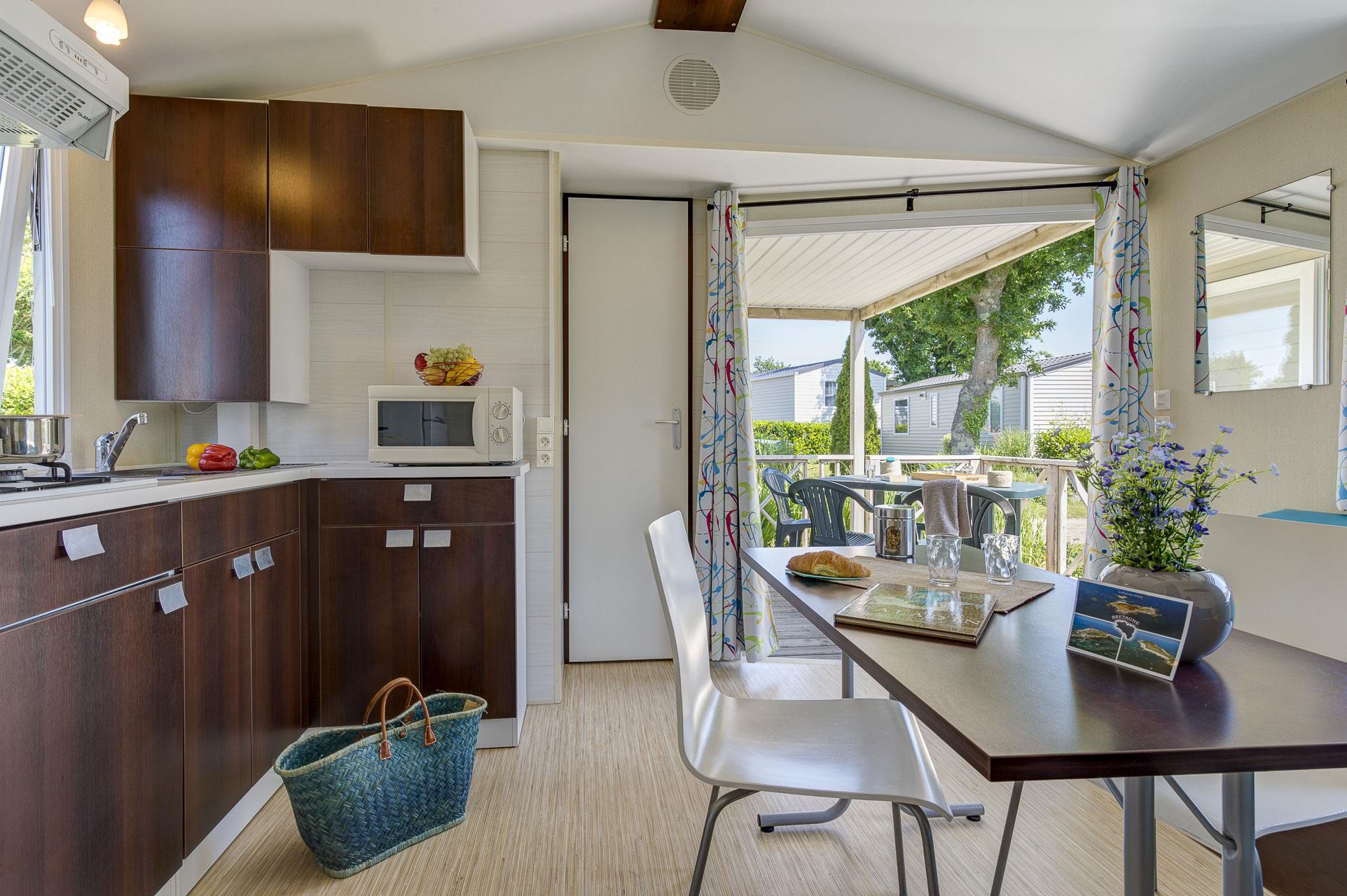 Location - Confort Océane - 27M² - 2 Chambres - Camping LE CABELLOU PLAGE*****