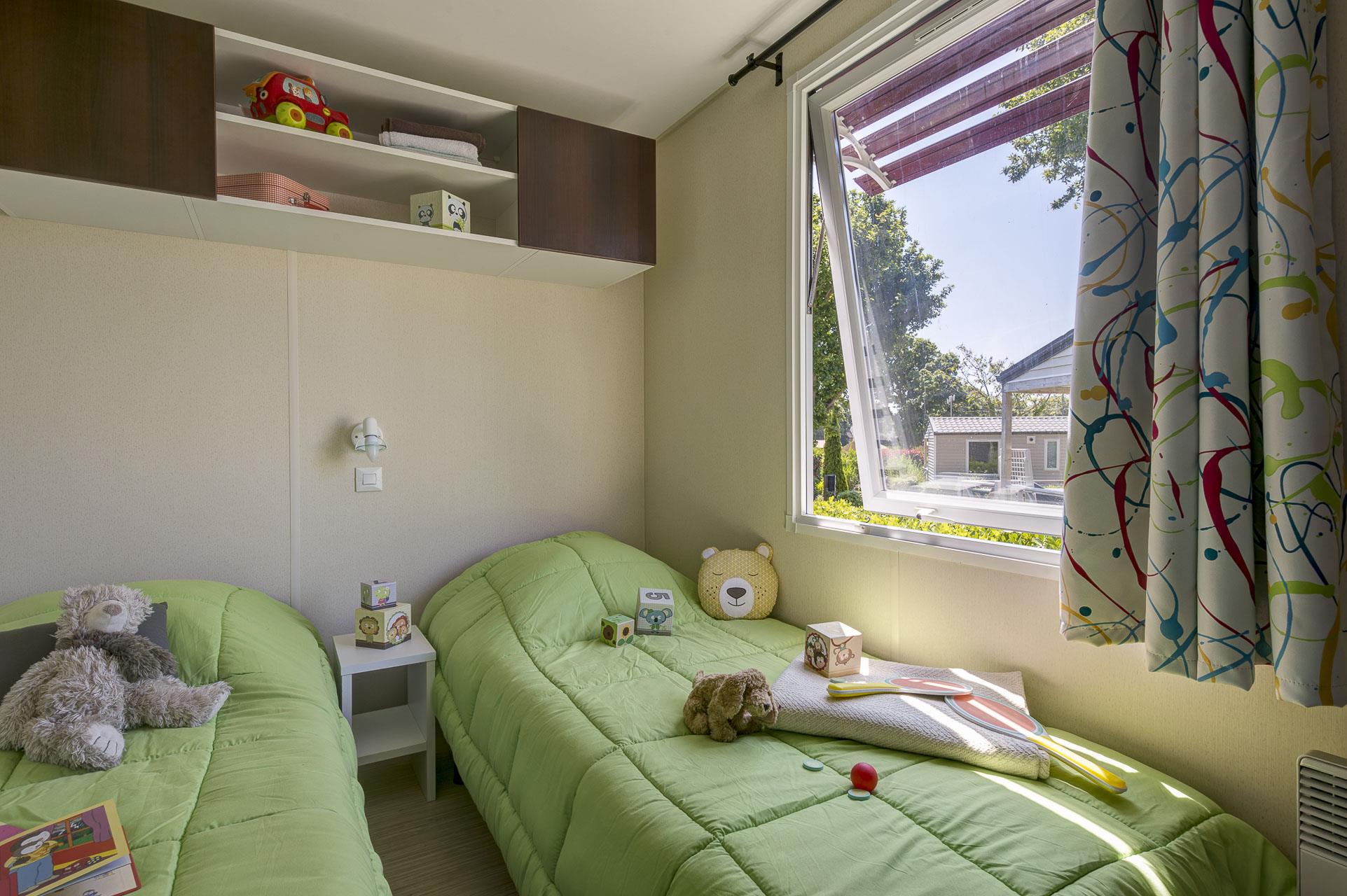 Location - Confort Océane - 27M² - 2 Chambres - Camping LE CABELLOU PLAGE*****