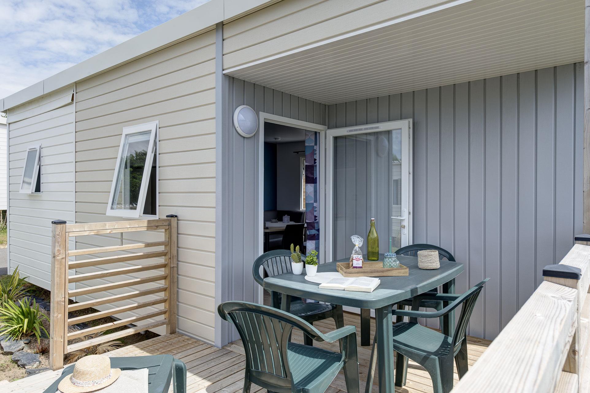 Location - Confort+ Belle-Ile - 25M² - 2 Chambres - Camping LE CABELLOU PLAGE*****