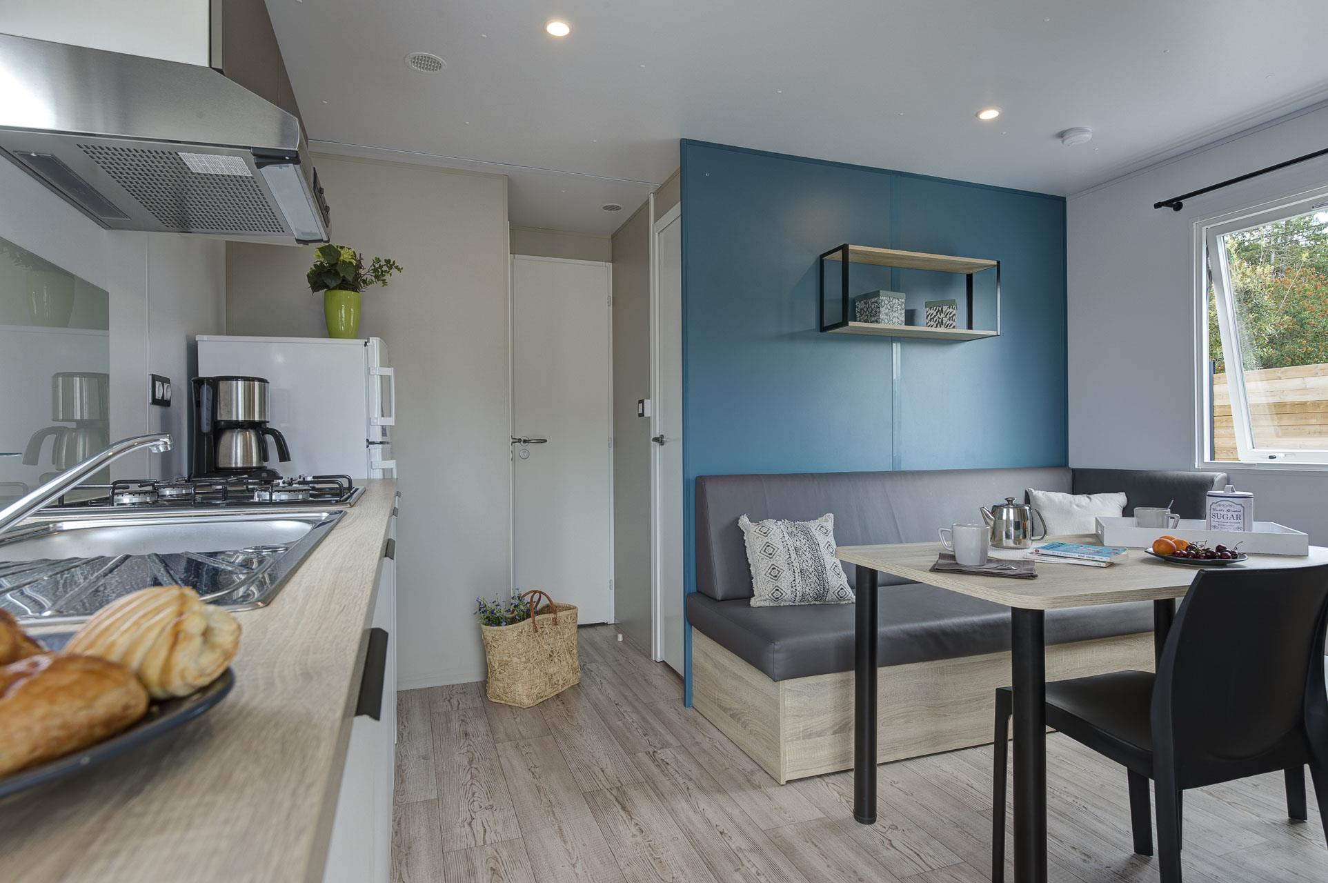 Location - Confort+ Belle-Ile - 25M² - 2 Chambres - Camping LE CABELLOU PLAGE*****