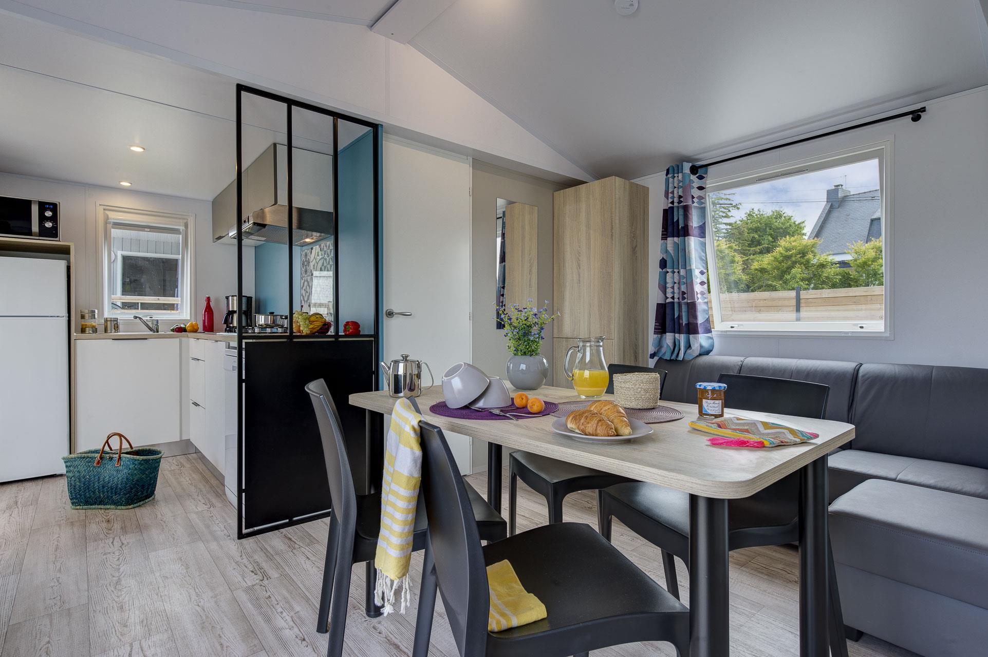 Location - Premium Grand Large - 30 M² - 2 Chambres - Camping LE CABELLOU PLAGE*****