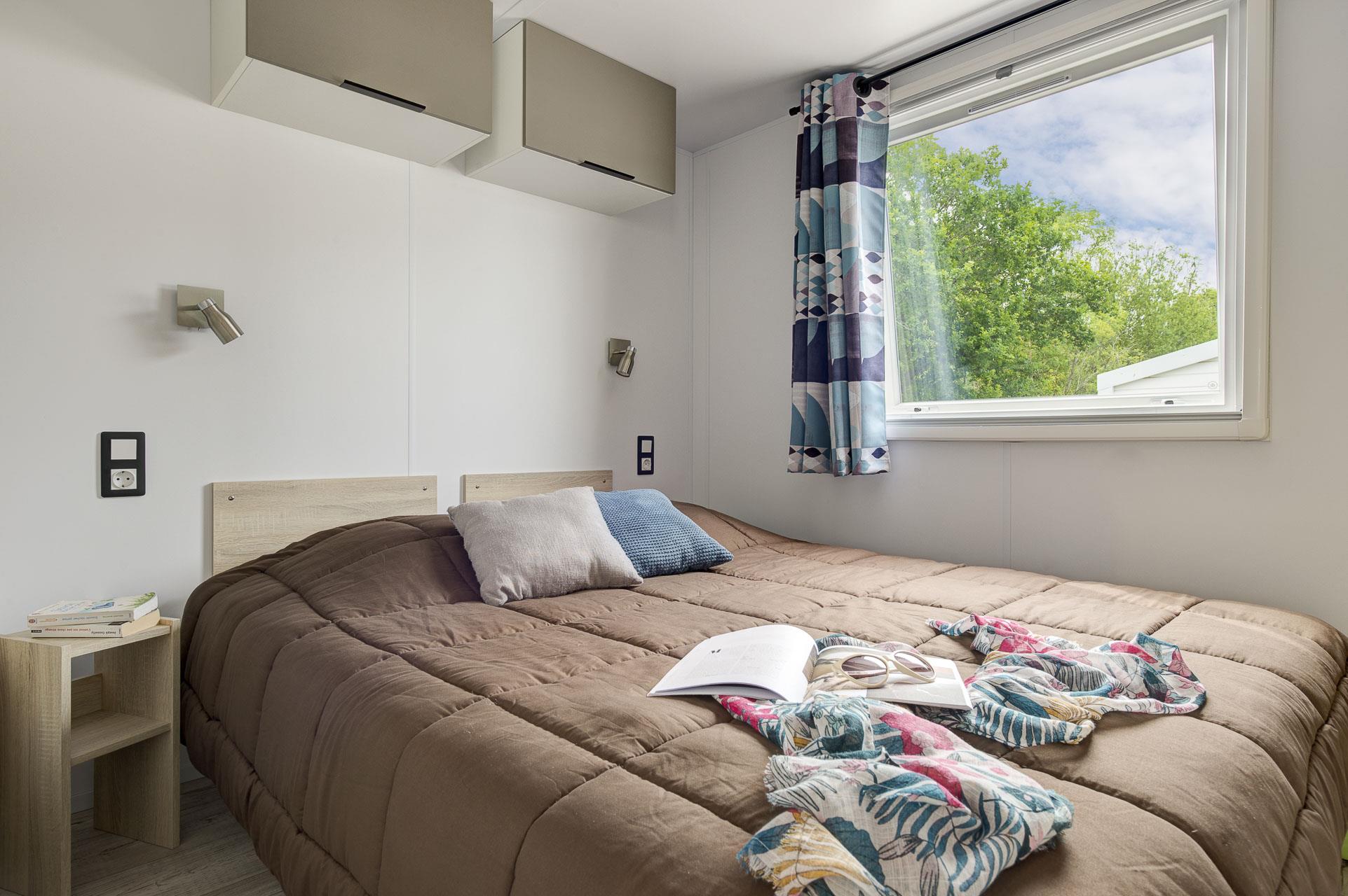 Location - Premium Grand Large - 30 M² - 2 Chambres - Camping LE CABELLOU PLAGE*****