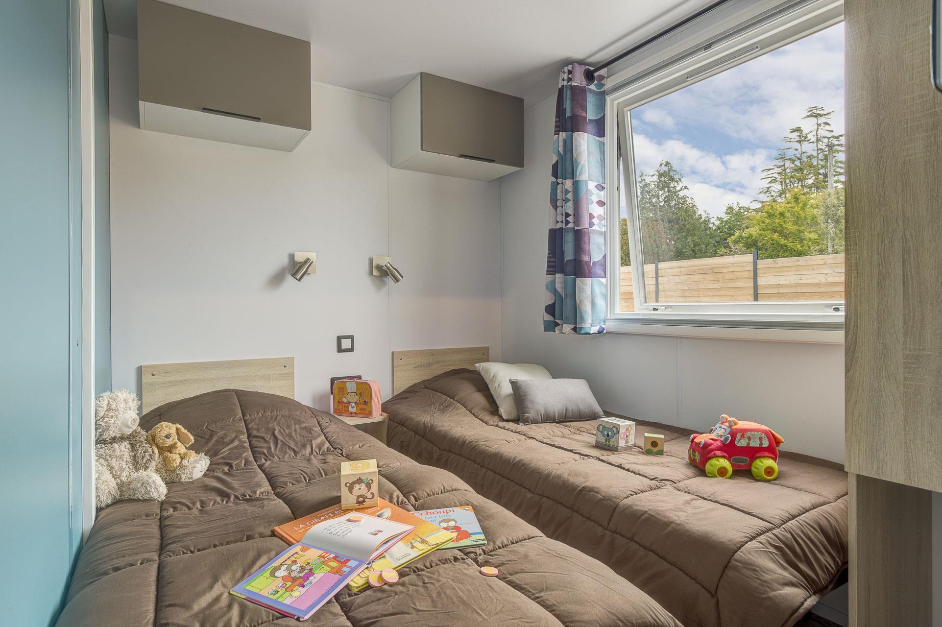 Location - Premium Grand Large - 30 M² - 2 Chambres - Camping LE CABELLOU PLAGE*****