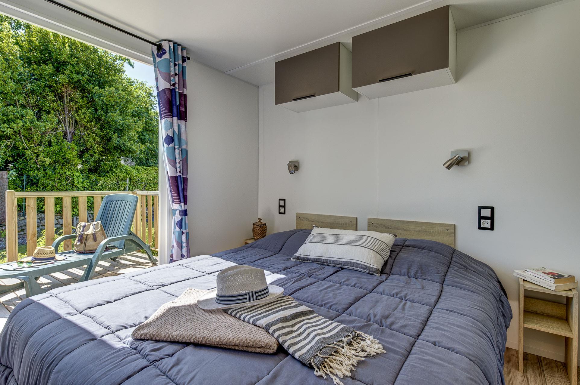 Location - Premium Iroise - 32M² - 2 Chambres 2 Salles D'eau - Camping LE CABELLOU PLAGE*****