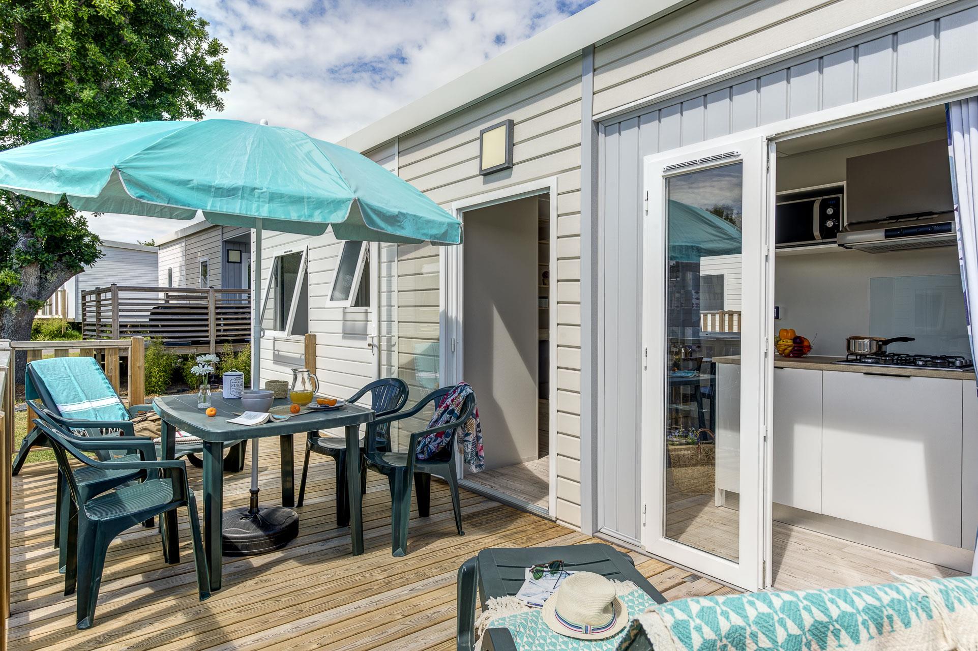 Location - Confort+ Glénan - 32M² - 3 Chambres - Camping LE CABELLOU PLAGE*****