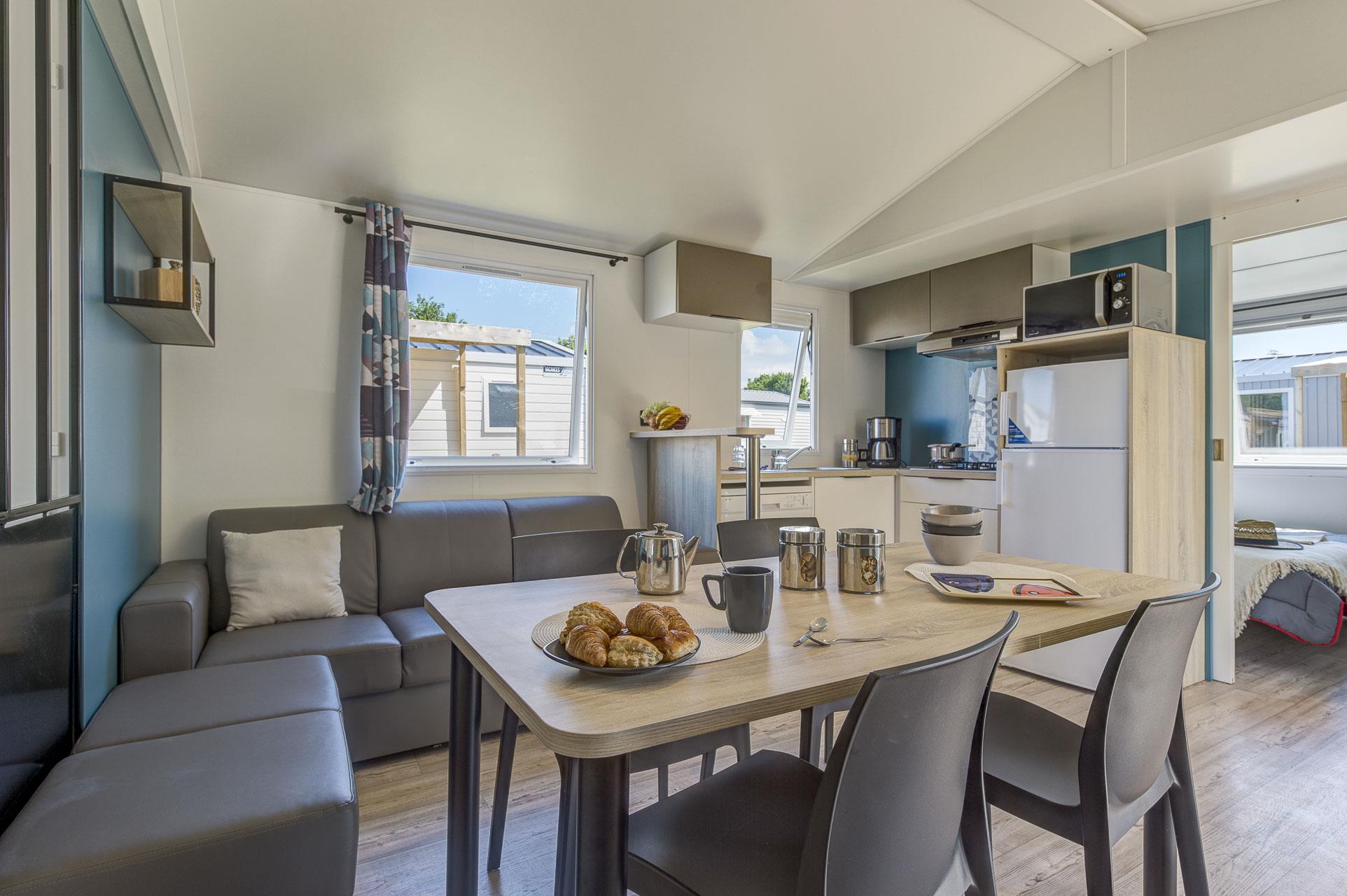 Location - Premium Corail - 36M² - 3 Chambres - Camping LE CABELLOU PLAGE*****
