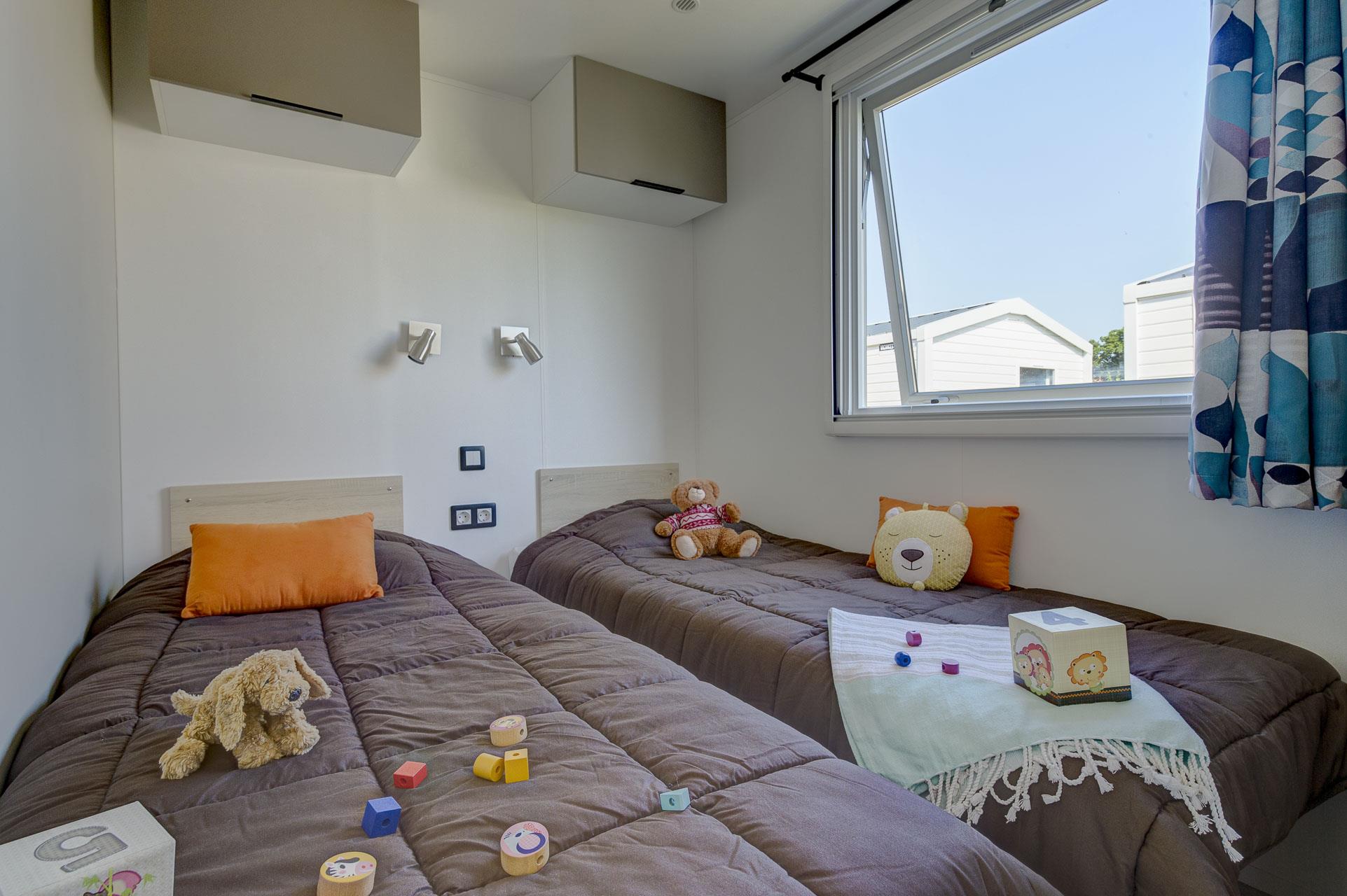 Location - Premium Corail - 36M² - 3 Chambres - Camping LE CABELLOU PLAGE*****