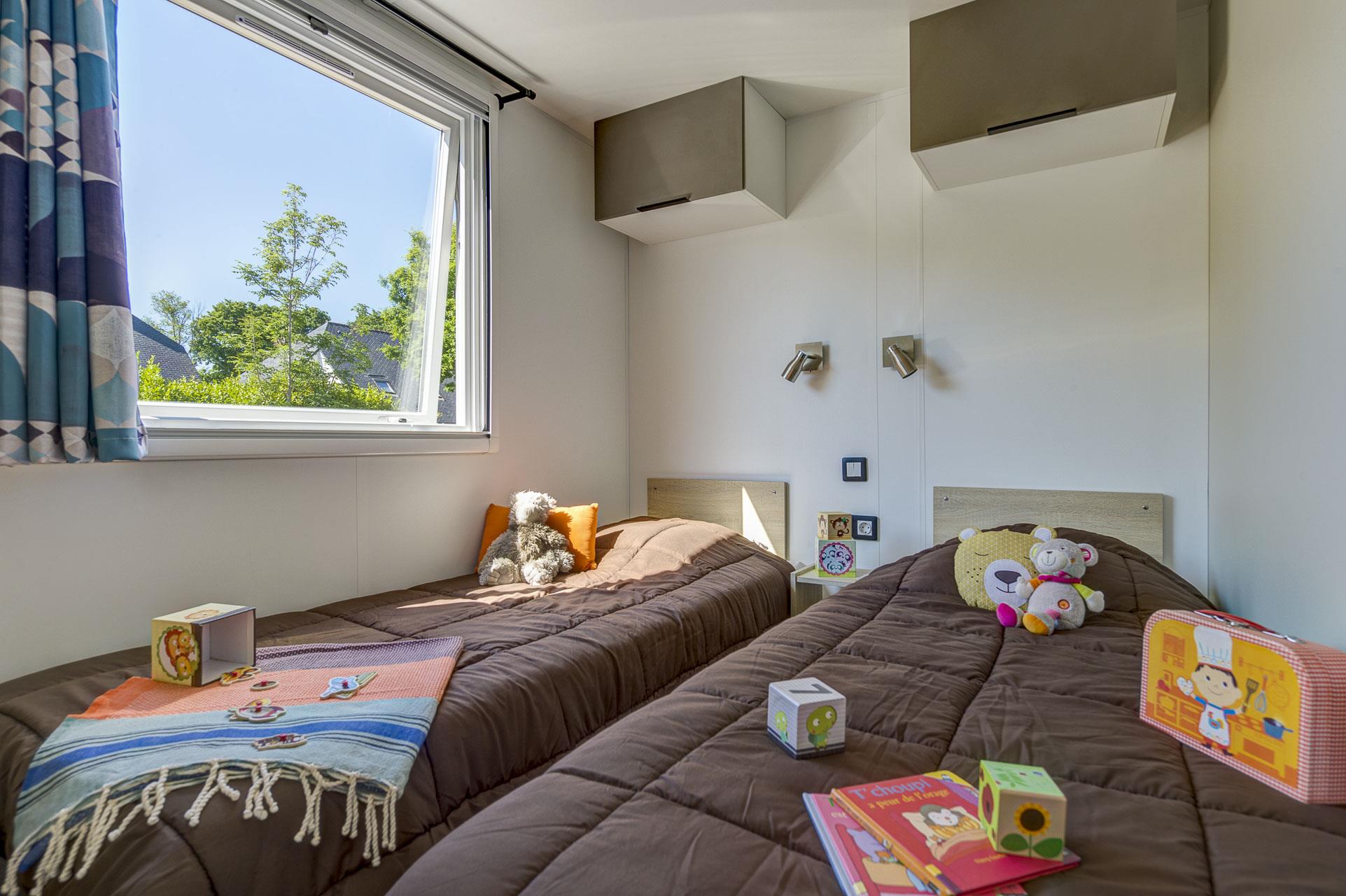 Location - Premium Corail - 36M² - 3 Chambres - Camping LE CABELLOU PLAGE*****