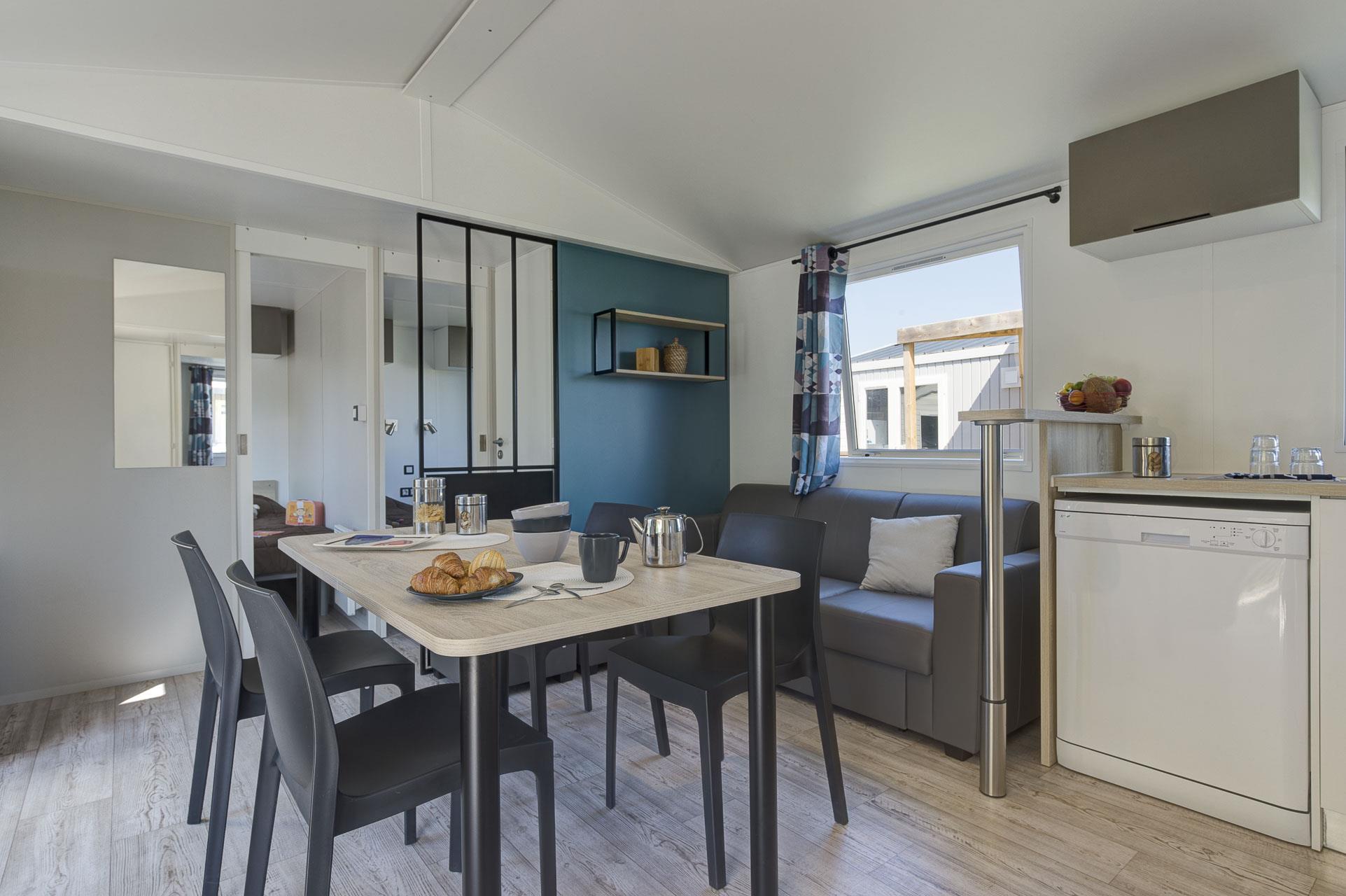 Location - Premium Corail - 36M² - 3 Chambres - Camping LE CABELLOU PLAGE*****