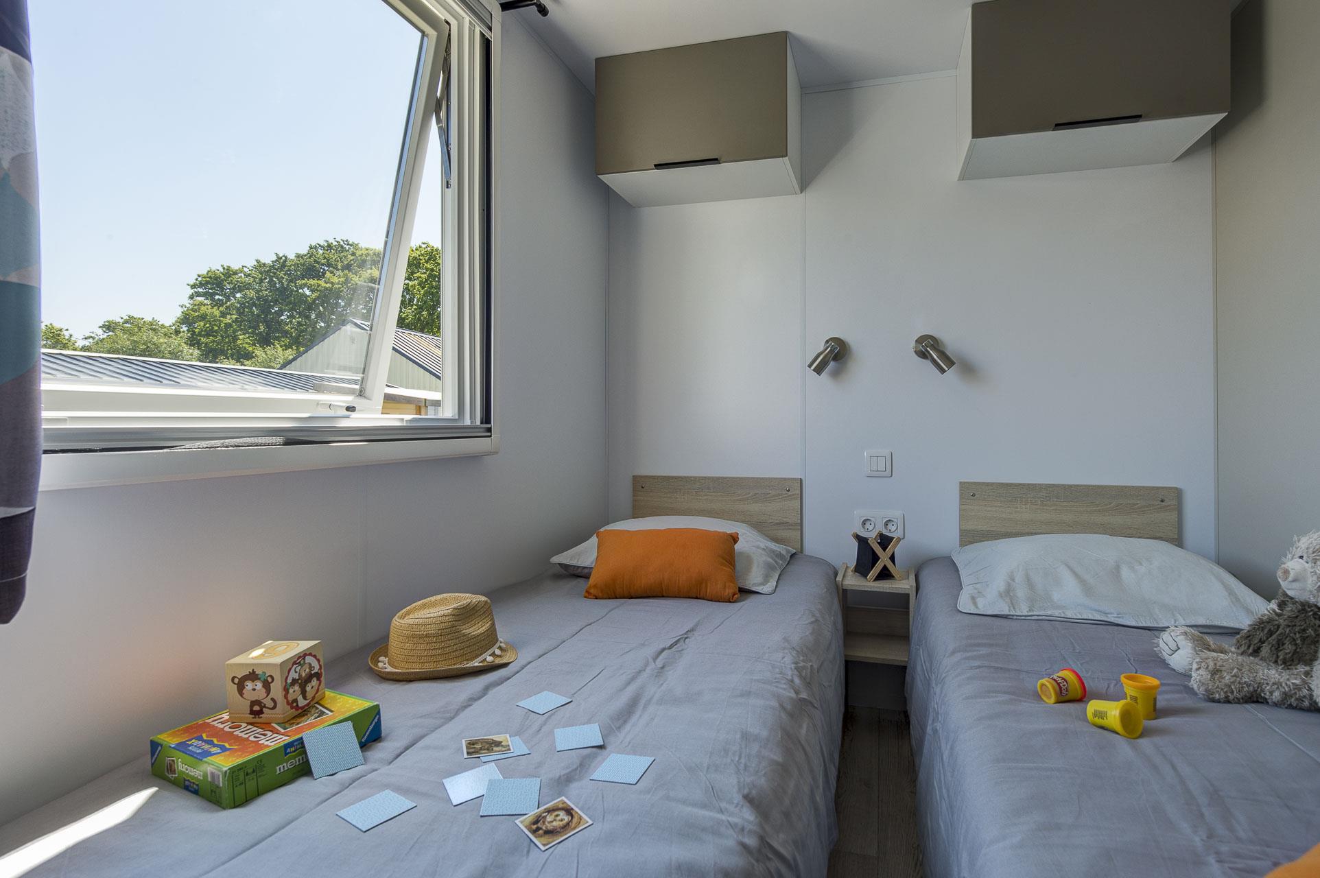 Location - Premium Caraïbes - 40M² - 3 Chambres 2 Salles D'eau - Camping LE CABELLOU PLAGE*****