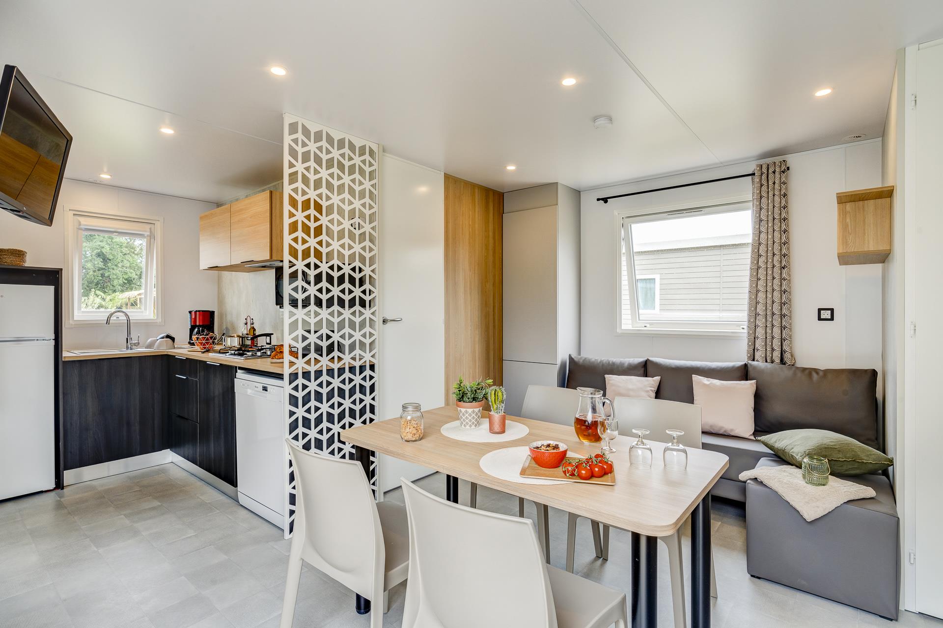 Location - Prestige Bali - 30M² - 2 Chambres - Camping LE CABELLOU PLAGE*****
