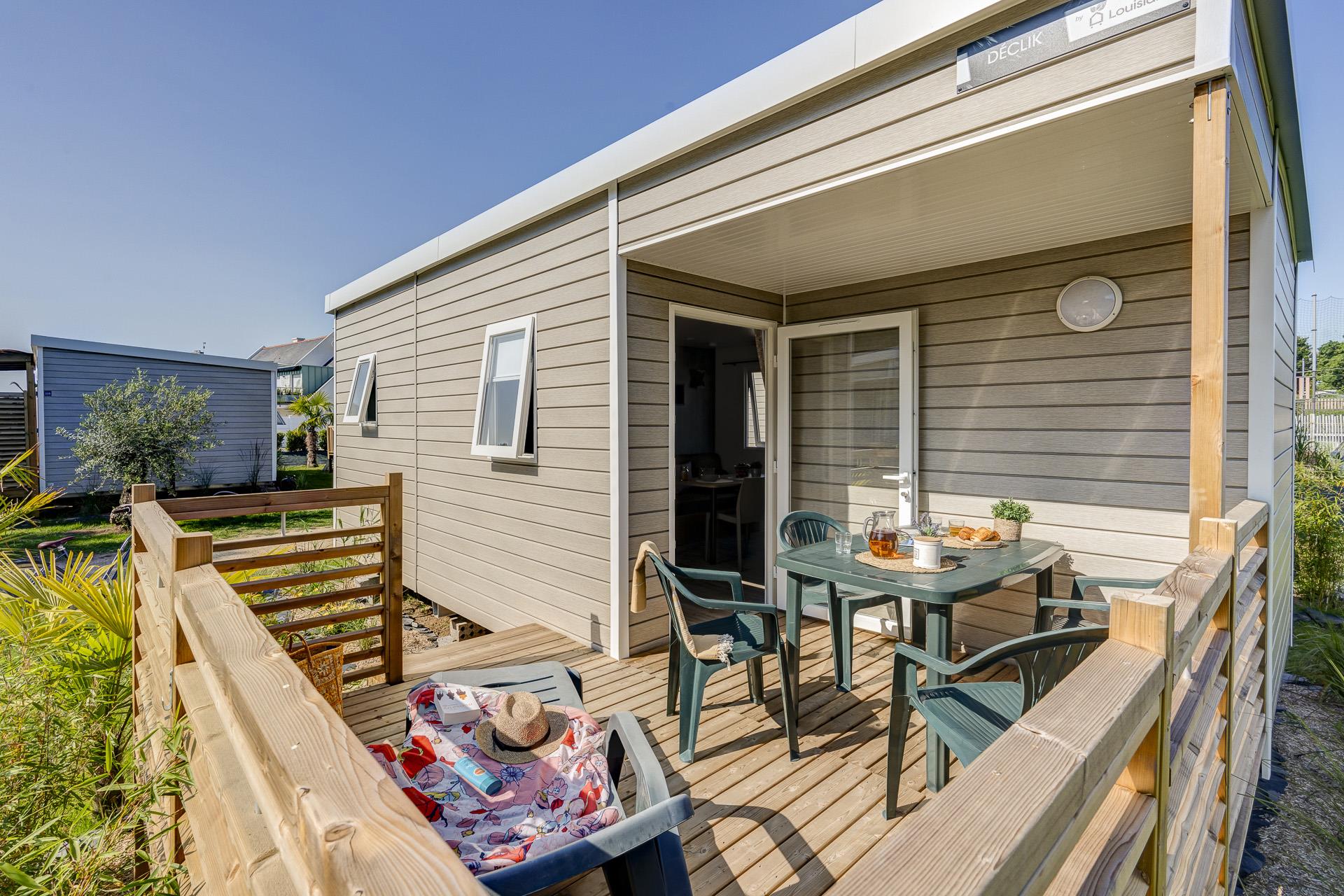 Location - Évasion Groix - 25 M² - 2 Chambres - Camping LE CABELLOU PLAGE*****