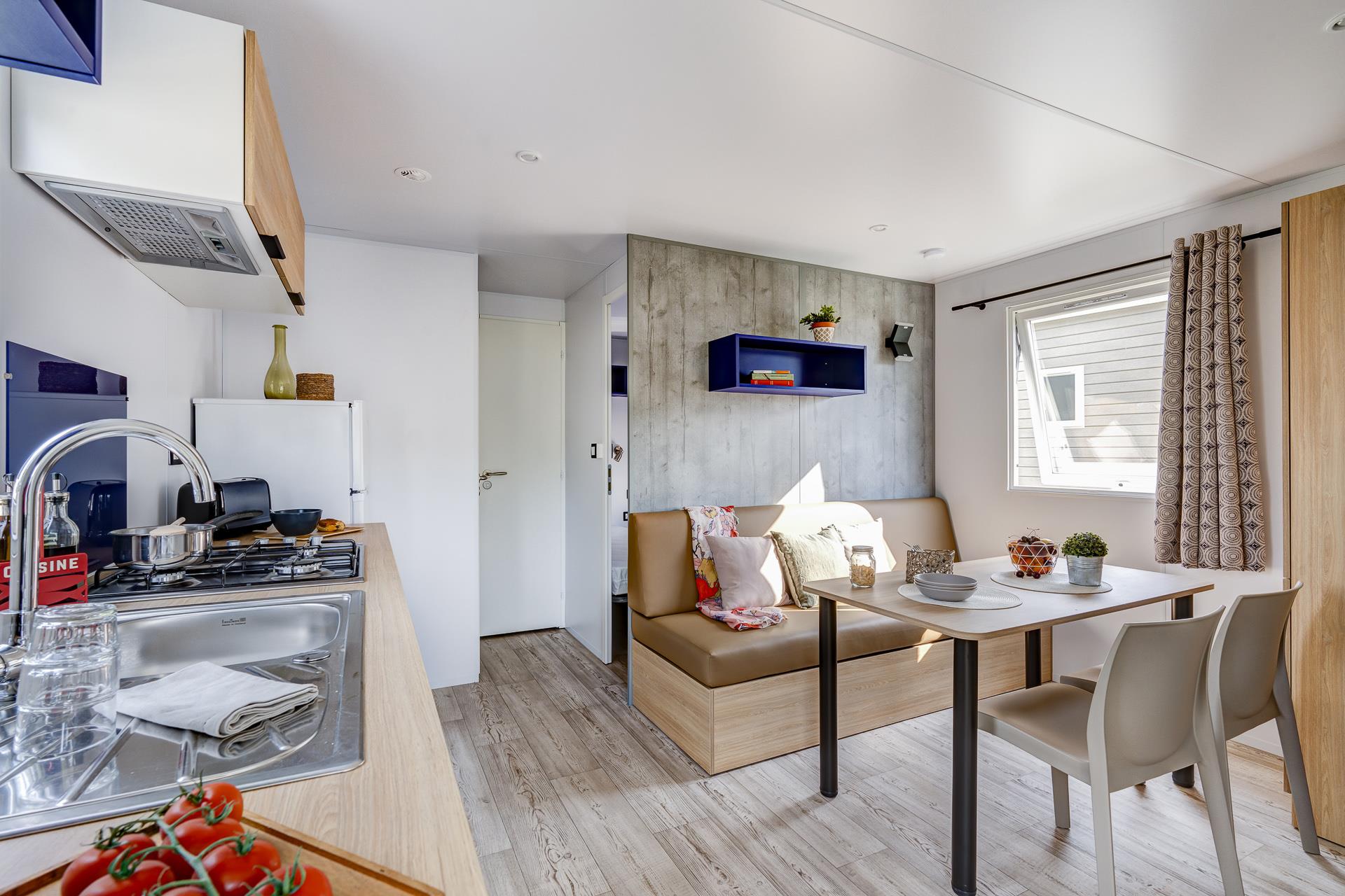 Location - Évasion Groix - 25 M² - 2 Chambres - Camping LE CABELLOU PLAGE*****