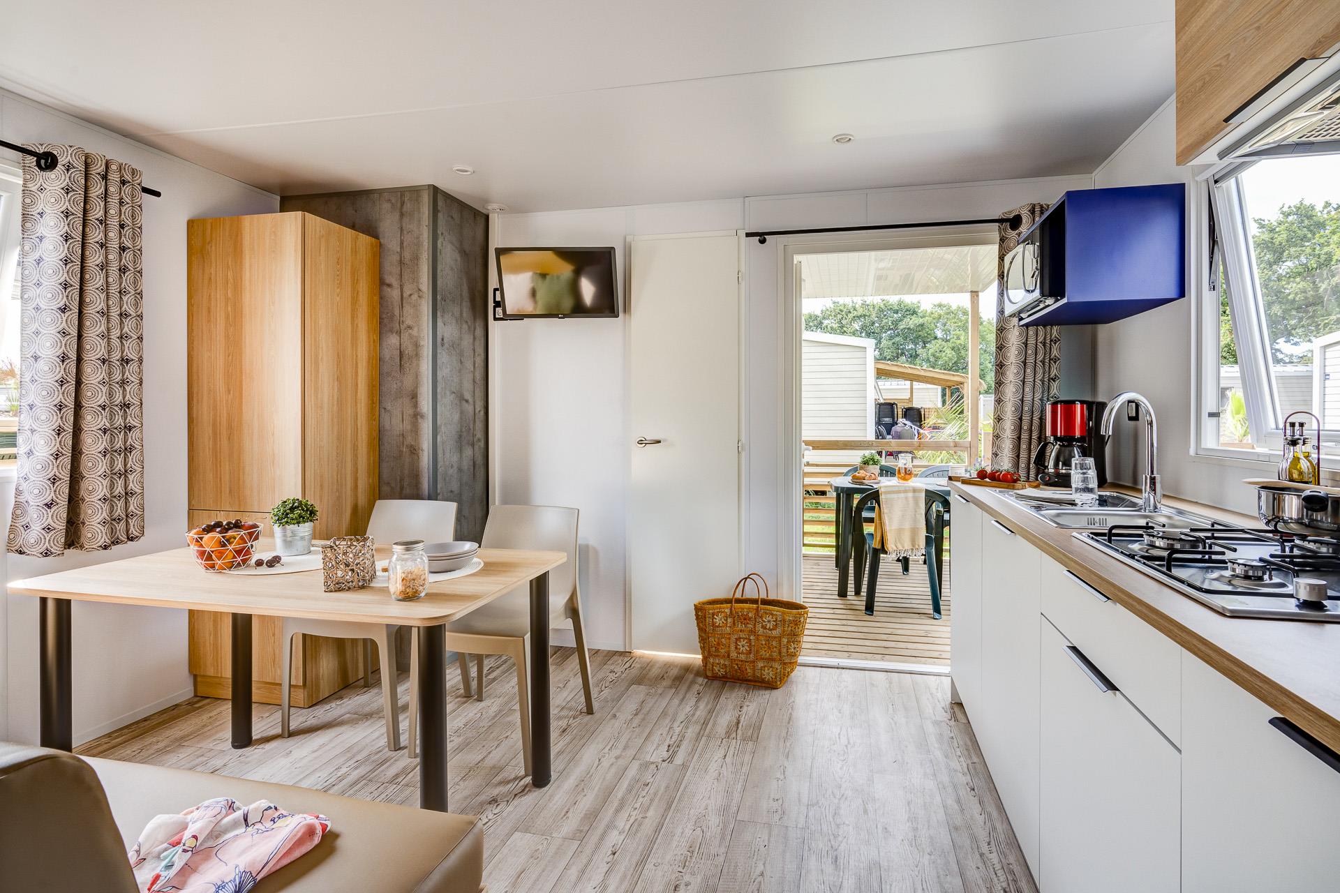 Location - Évasion Groix - 25 M² - 2 Chambres - Camping LE CABELLOU PLAGE*****