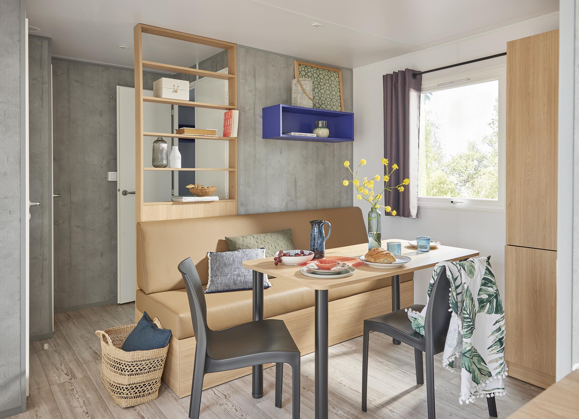 Location - Évasion Belle-Étoile - 32M² - 3 Chambres - Camping LE CABELLOU PLAGE*****