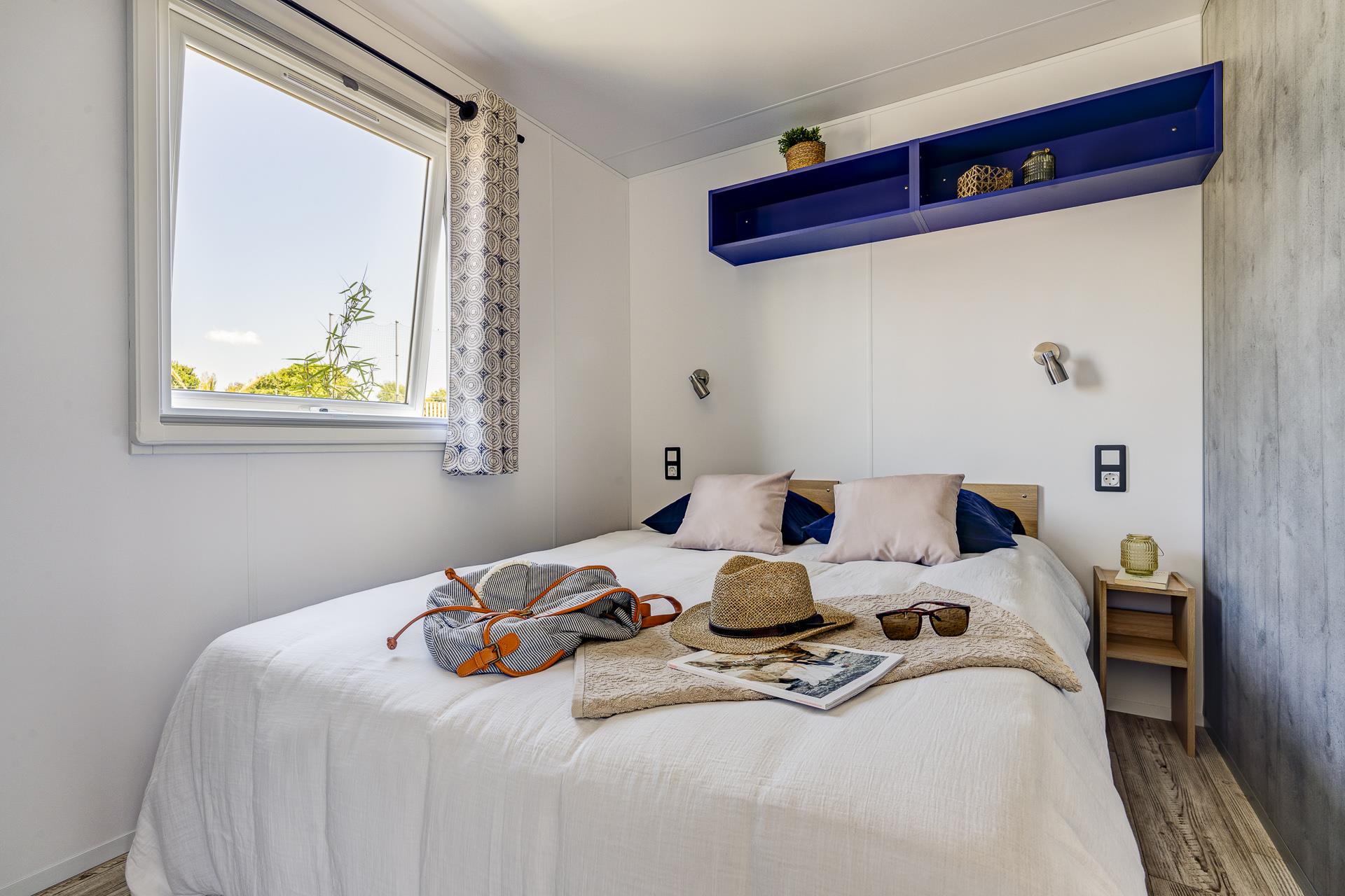 Location - Évasion Belle-Étoile - 32M² - 3 Chambres - Camping LE CABELLOU PLAGE*****