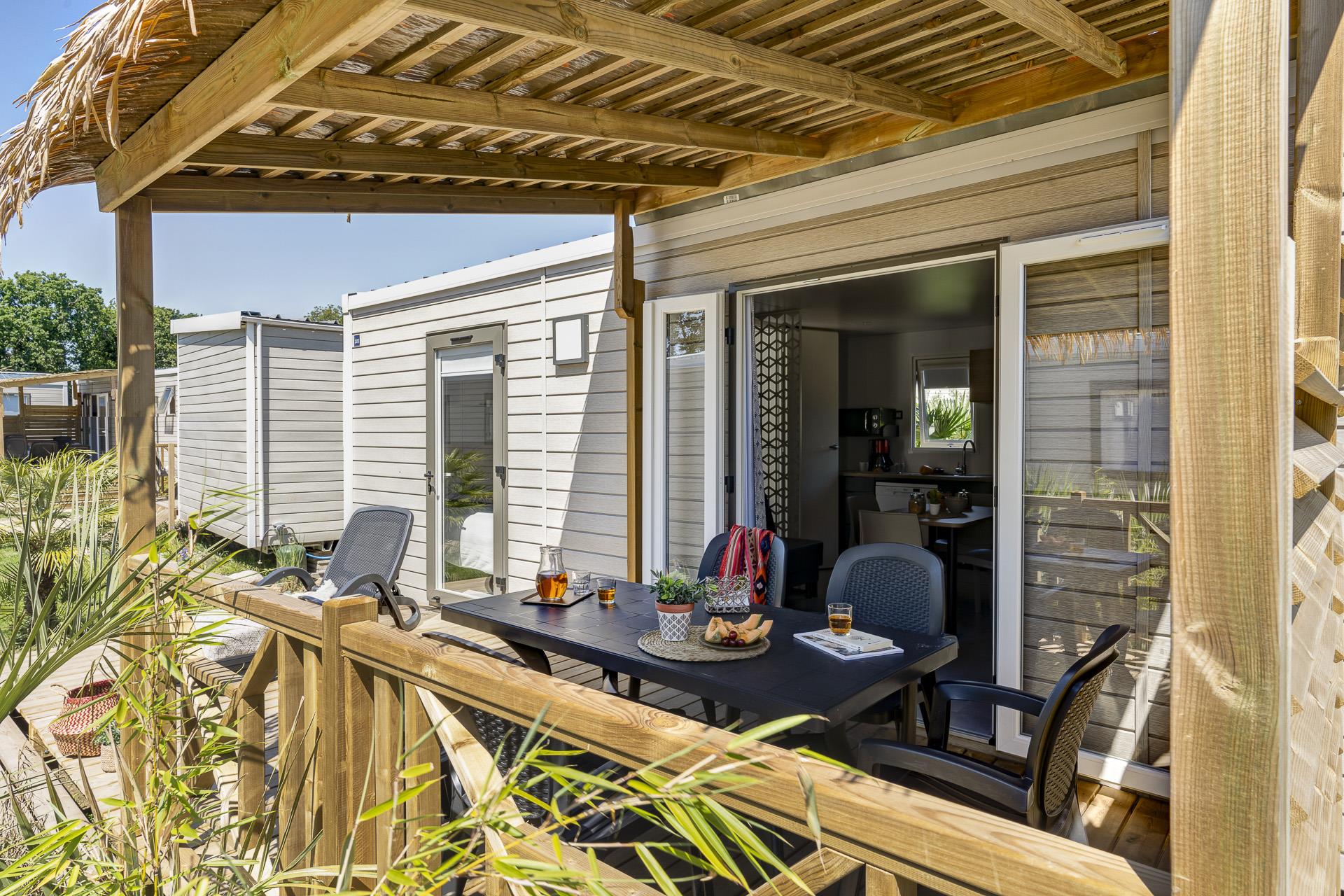 Location - Prestige Bora - 32M² - 2 Chambres 2 Salles De Bain - Camping LE CABELLOU PLAGE*****