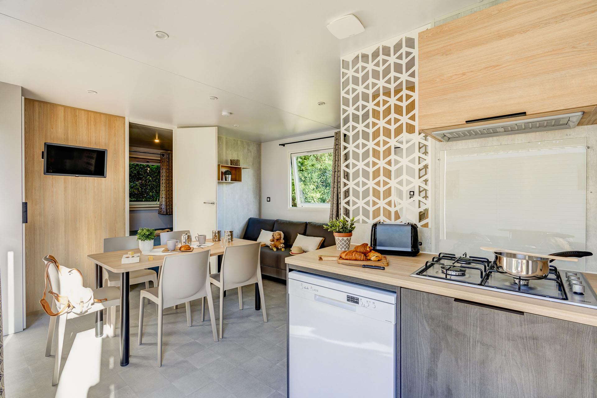 Location - Prestige Cabellou - 40M² - 3 Chambres 2 Salles De Bain - Camping LE CABELLOU PLAGE*****