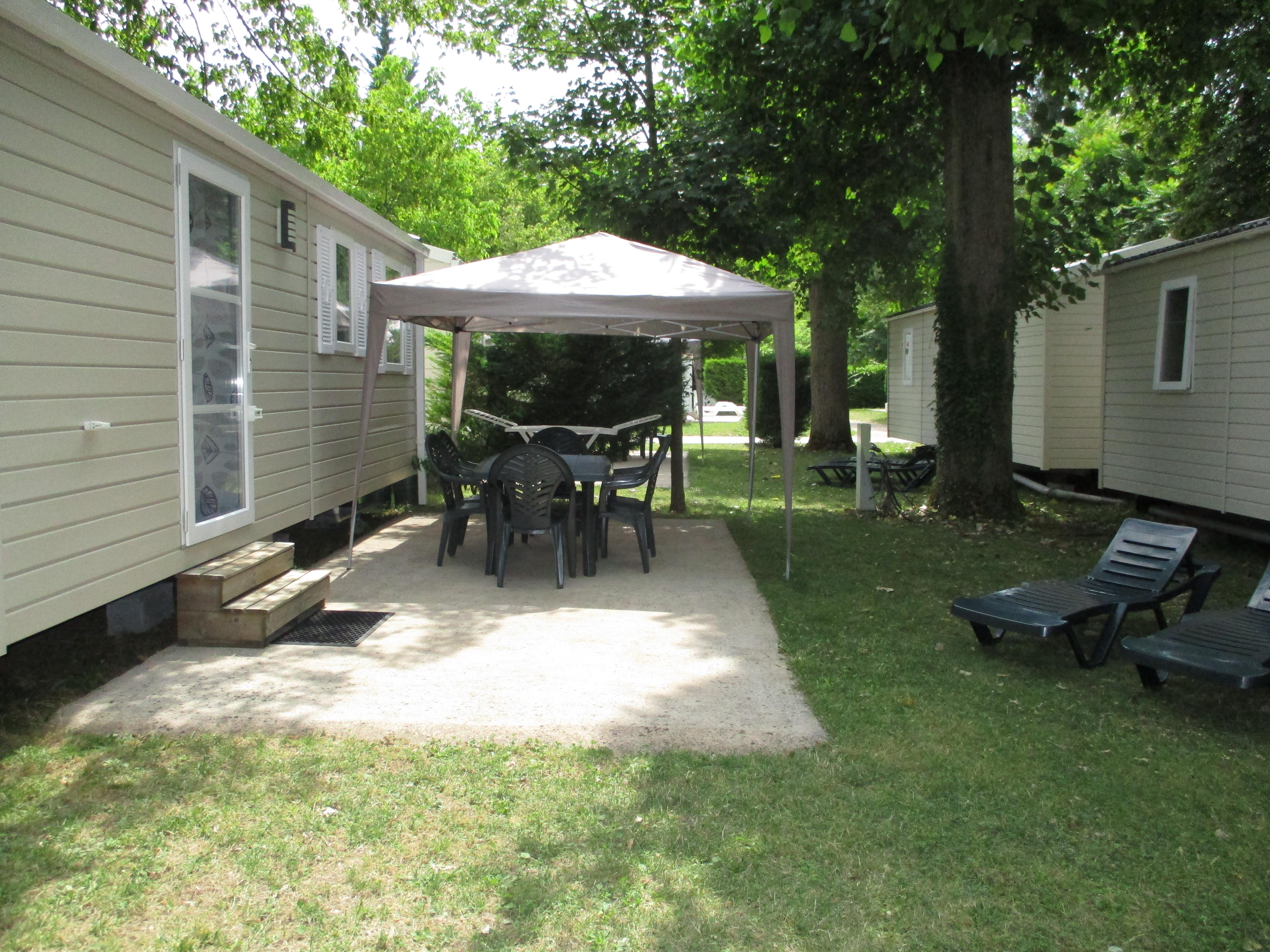 Accommodation - Mobil Home Lodge (Année 2015) - 23M² - Samedi - Camping Saint-Pal