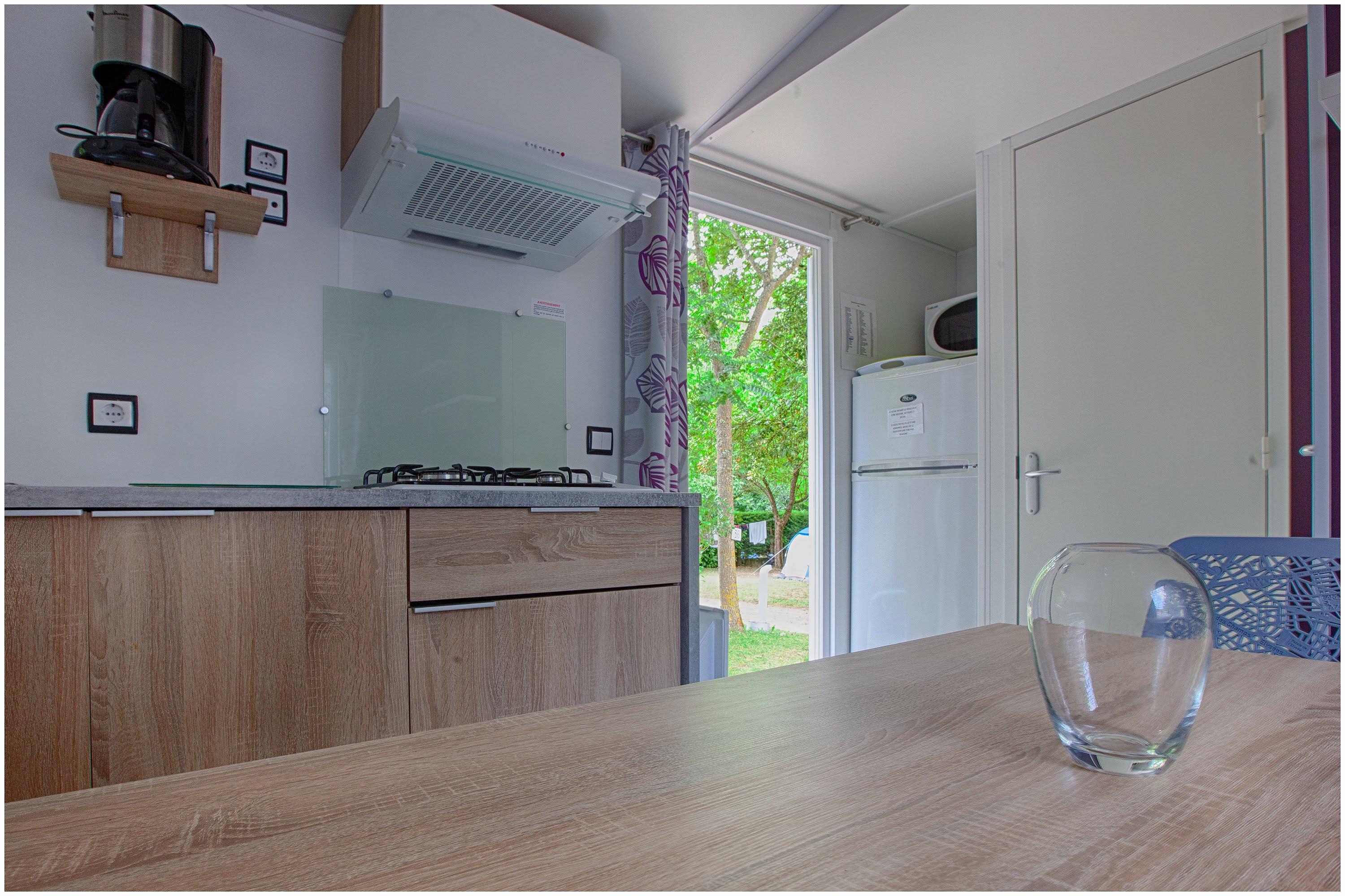 Accommodation - Mobil Home Lodge (Année 2015) - 23M² - Samedi - Camping Saint-Pal