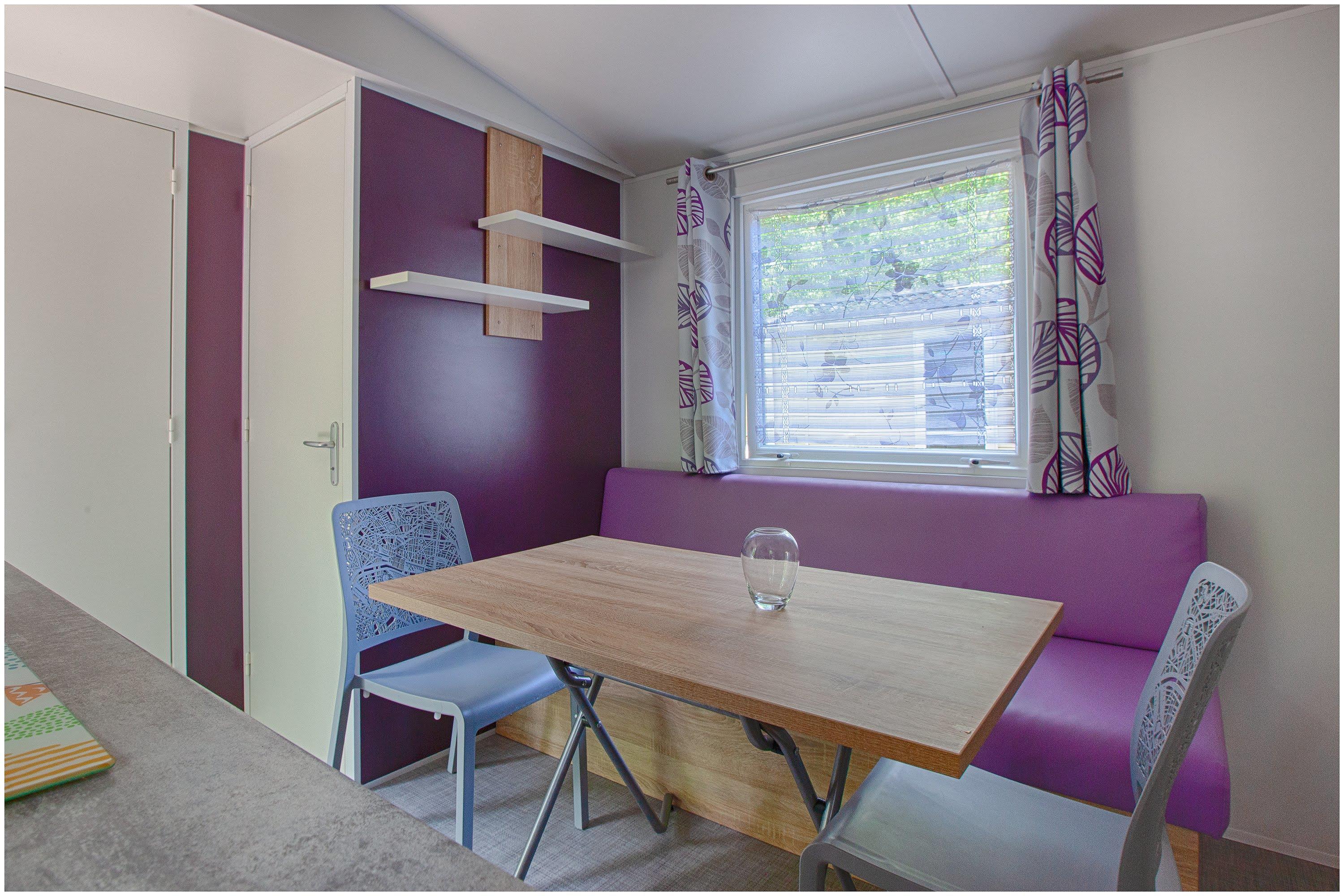 Accommodation - Mobil Home Lodge (Année 2015) - 23M² - Samedi - Camping Saint-Pal