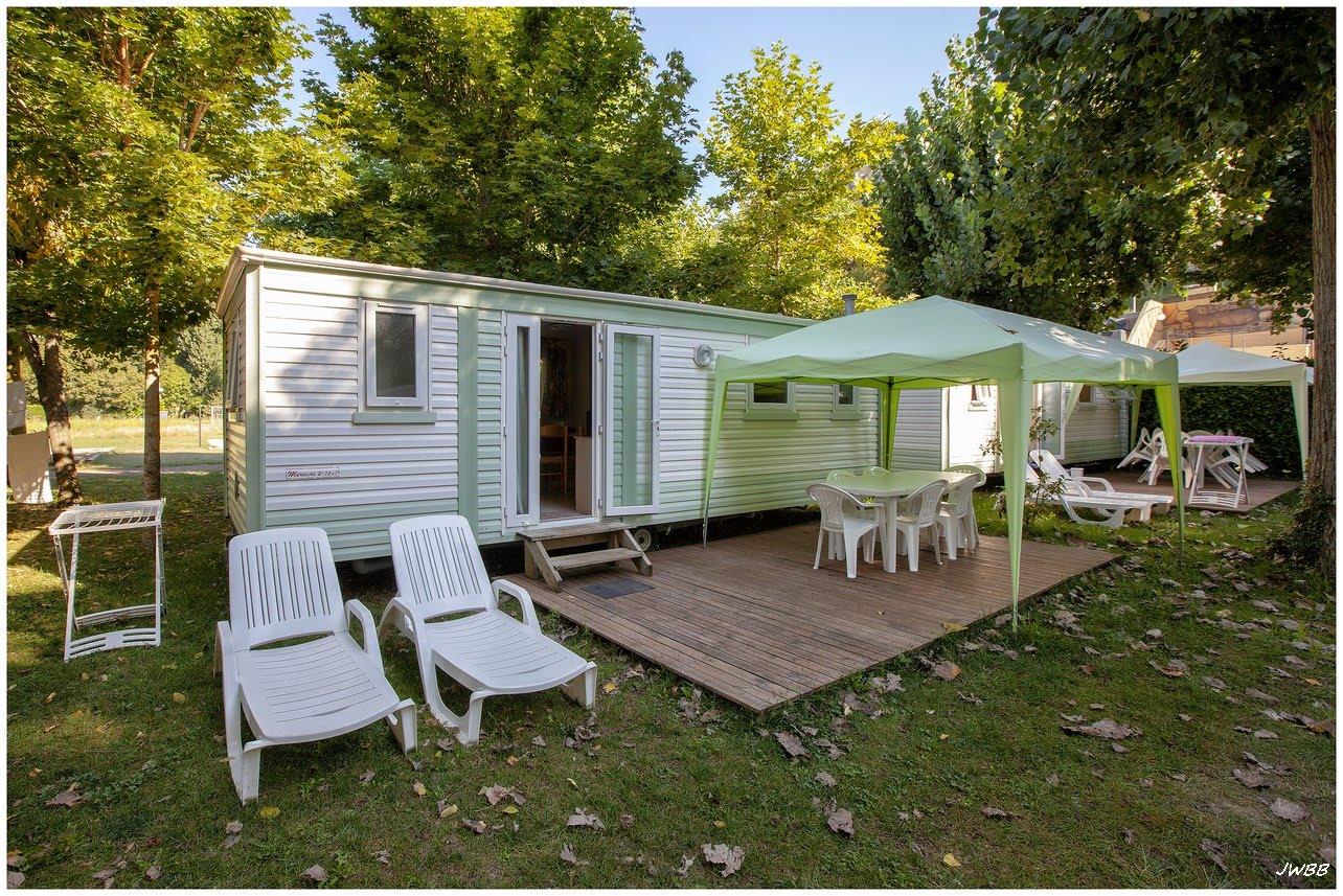 Accommodation - Mobil Home Mercure Type 2 (Avant Année 2007)- 21 M² - Sunday - Camping Saint-Pal