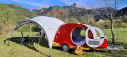 Location - Caravane Vintage Mydrop Sur Place - Camping Belle Roche