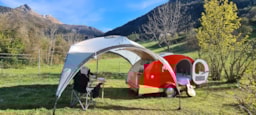 Location - Caravane Vintage Mydrop Sur Place - Camping Belle Roche