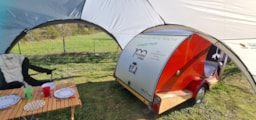 Location - Caravane Vintage Mydrop Sur Place - Camping Belle Roche