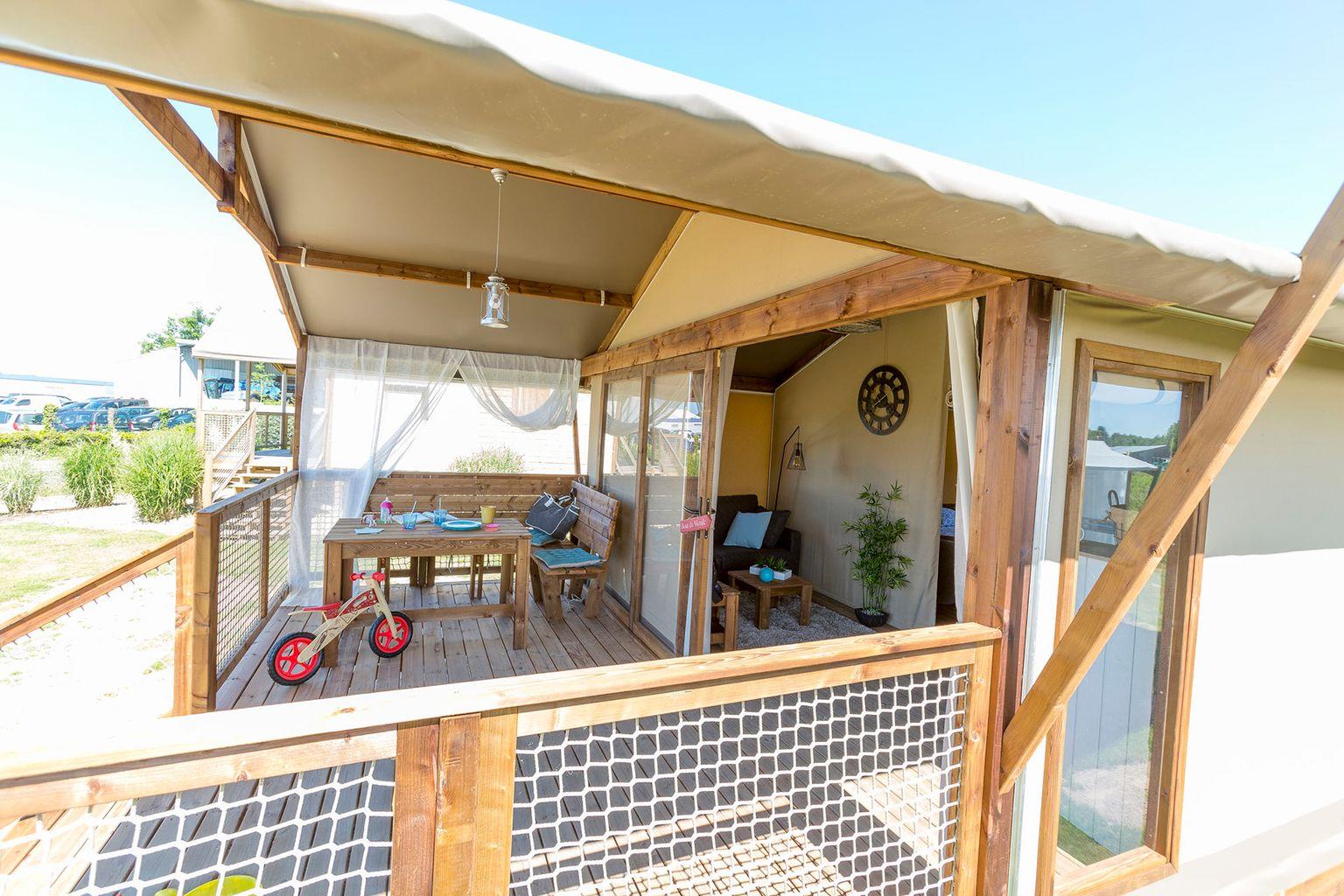 Location - Tente Sahari 2 Chambres - Camping Sandaya Le Kerou