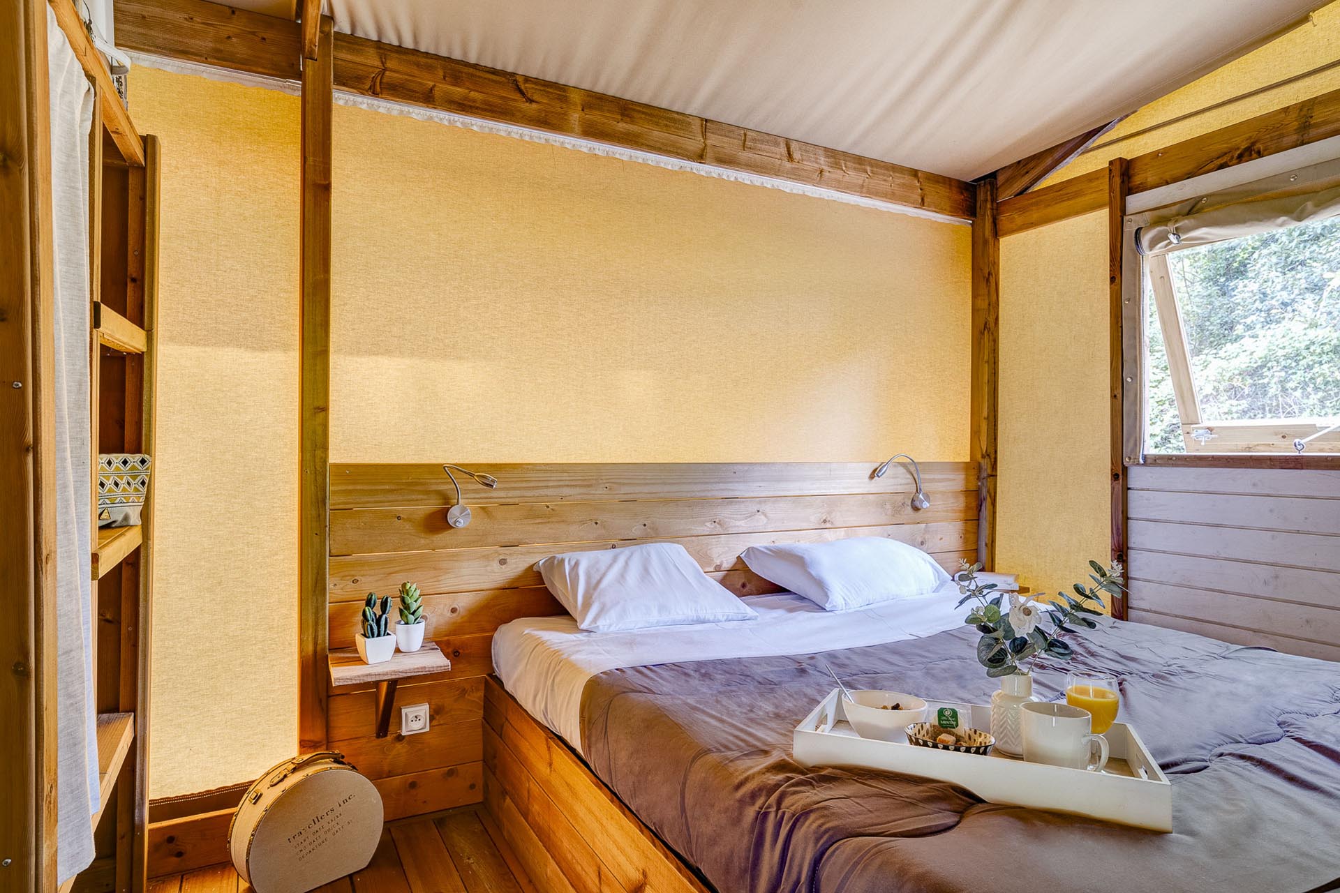 Location - Tente Sahari 2 Chambres - Camping Sandaya Le Kerou