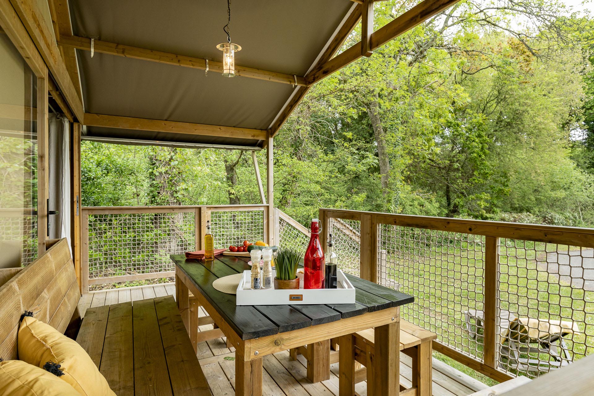 Location - Tente Sahari 2 Chambres - Camping Sandaya Le Kerou