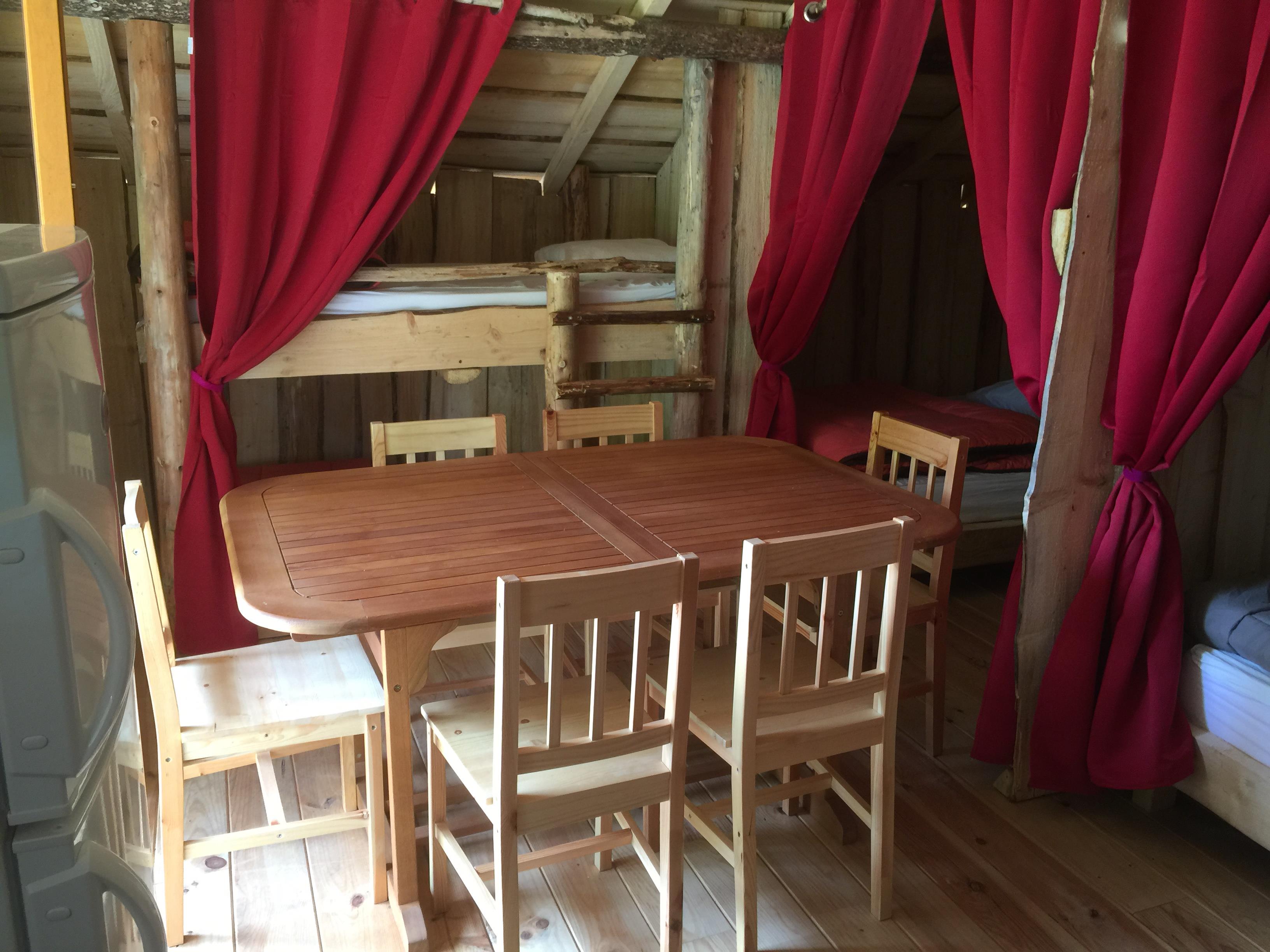 Location - Cabane Du Trappeur - Camping du Mettey****