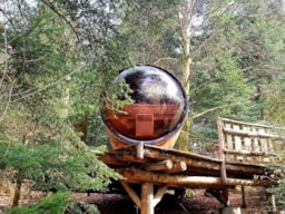 Location - Cabane Vosges Vision'air - Une Nuitée - Camping du Mettey****