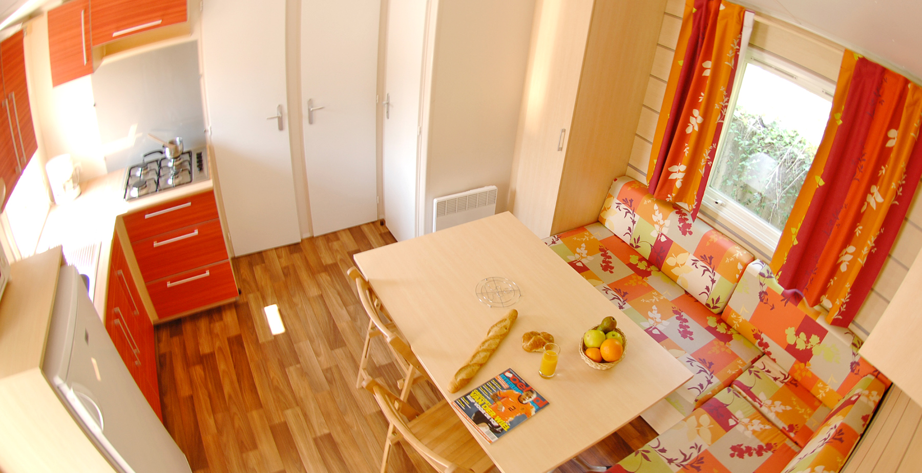 Location - Mobil Home Titania - 3 Chambres - 29.70M² - - Camping les Fontaines