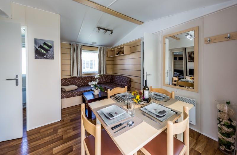 Accommodation - Chalet Super Premium Espace, 2 Bedrooms, Air-Conditioning, 32M² - Camping Au Pigeonnier