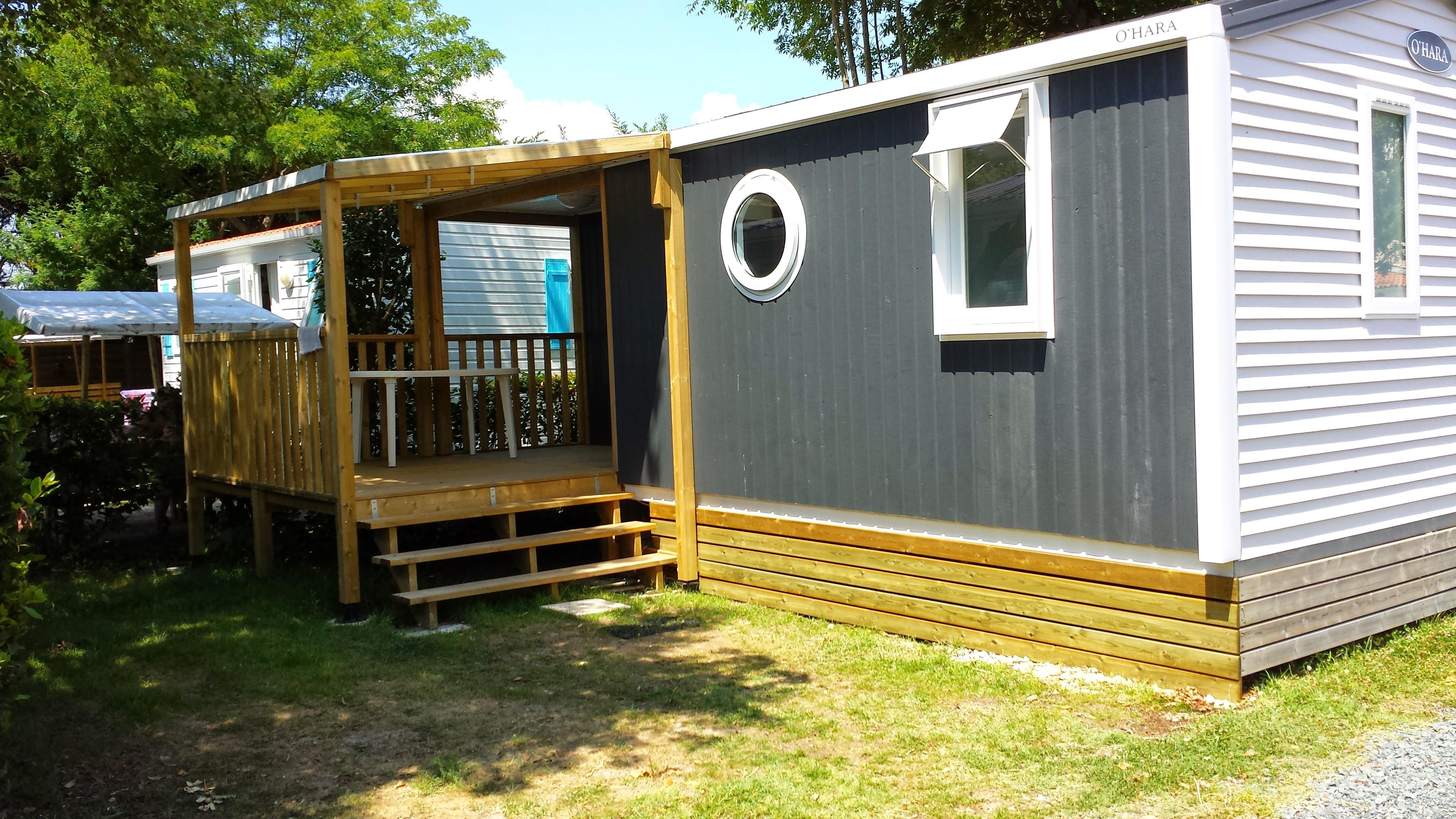 Accommodation - Chalet Oleron 2 Bedrooms 25M2 - Camping Au Pigeonnier
