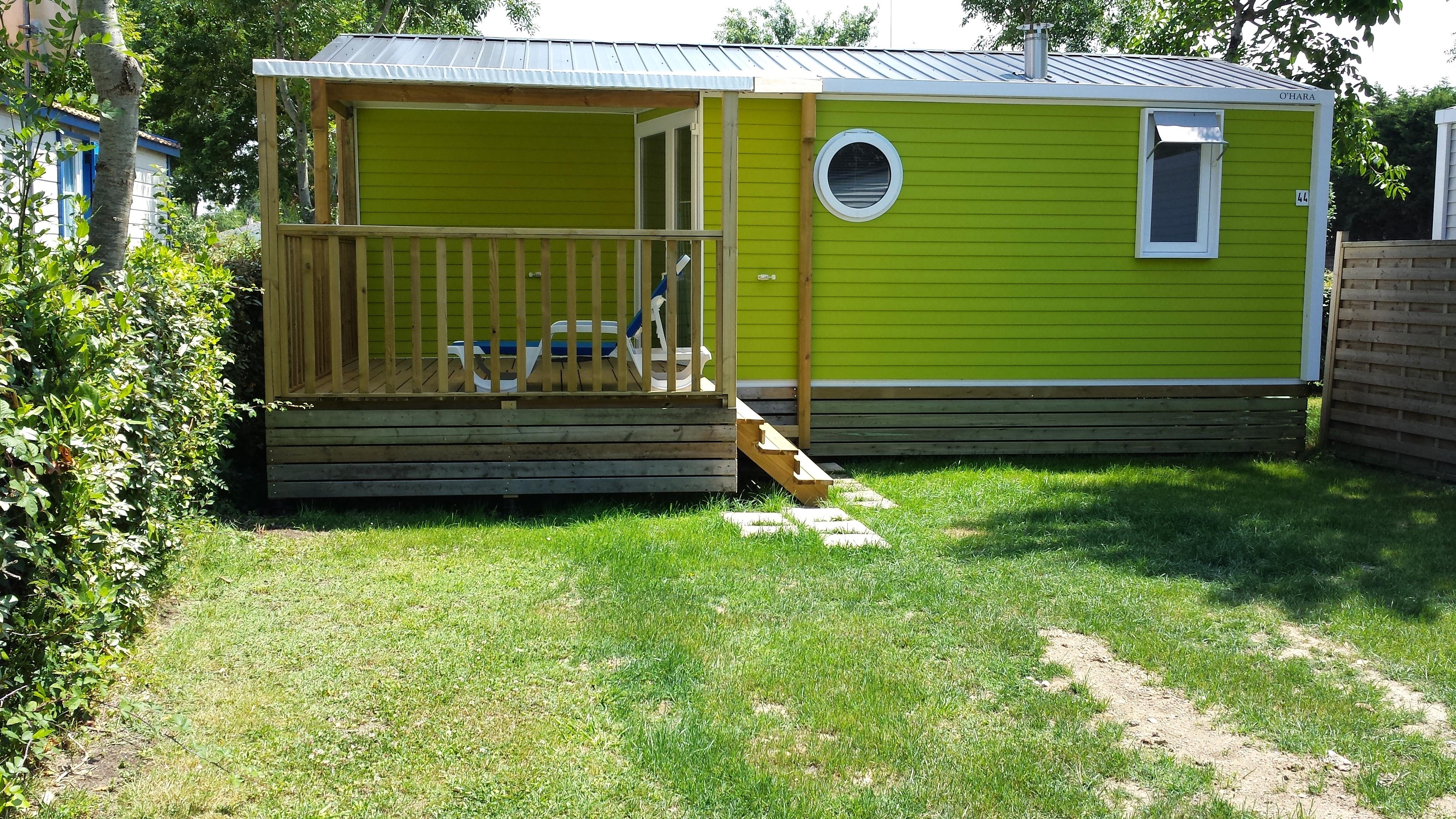Accommodation - Chalet Evasion 2 Bedrooms 27.5M² - Camping Au Pigeonnier