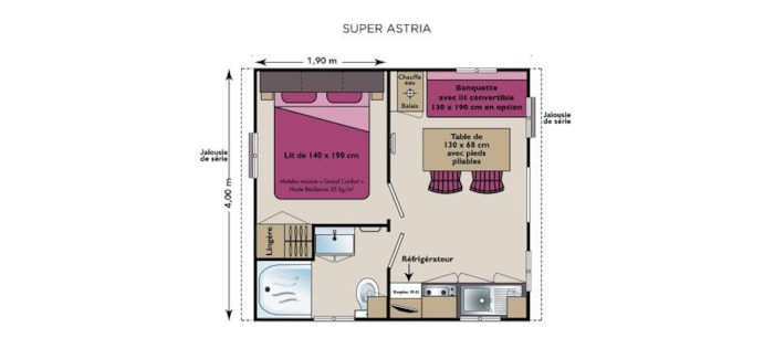 Chalet Duo 1 Camera 18M² Terrazza Coperta