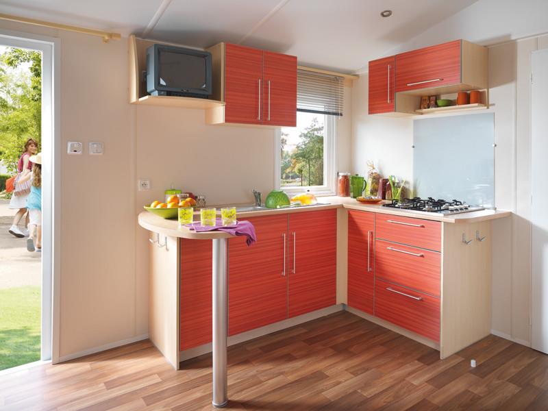 Accommodation - Chalet Evasion 2 Bedrooms 27.5M² - Camping Au Pigeonnier