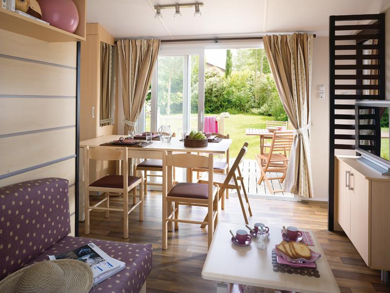 Accommodation - Chalet Super Premium Espace, 2 Bedrooms, Air-Conditioning, 32M² - Camping Au Pigeonnier