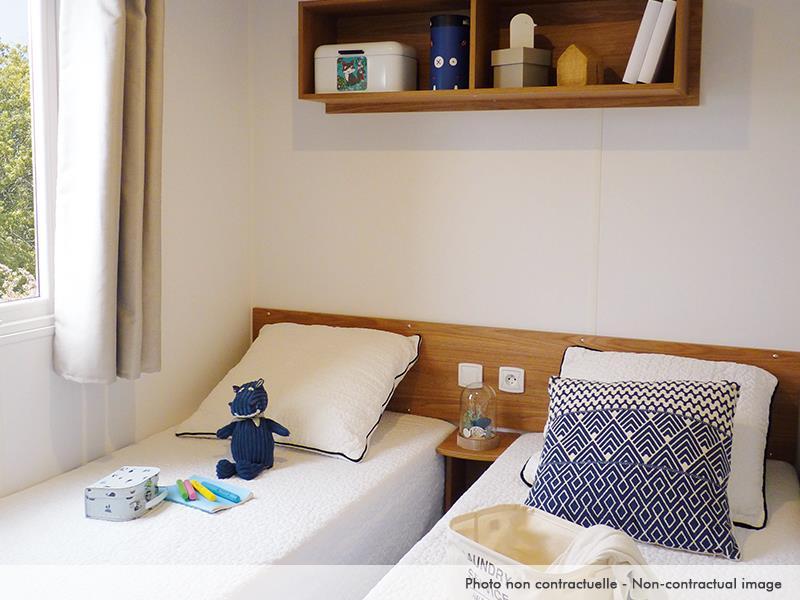 Location - Mobil Home Elégance 2 Chambres Terrasse Et Climatisation - Siblu – Les Charmettes